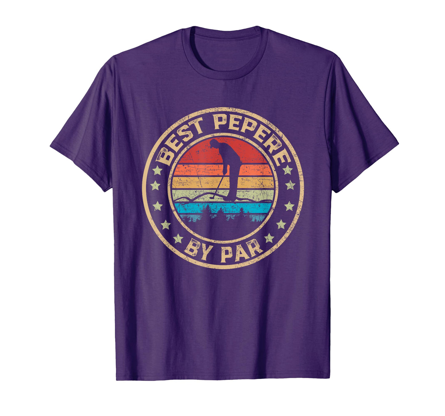 Best Pepere by Par Golf Lover for Men Funny Fathers Day T-Shirt