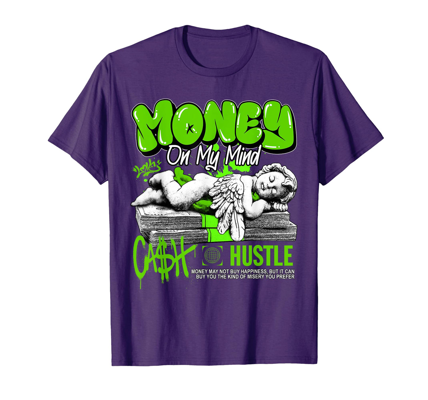 Money Cash Foamposite Black Green Matching Tee For Men Women T-Shirt