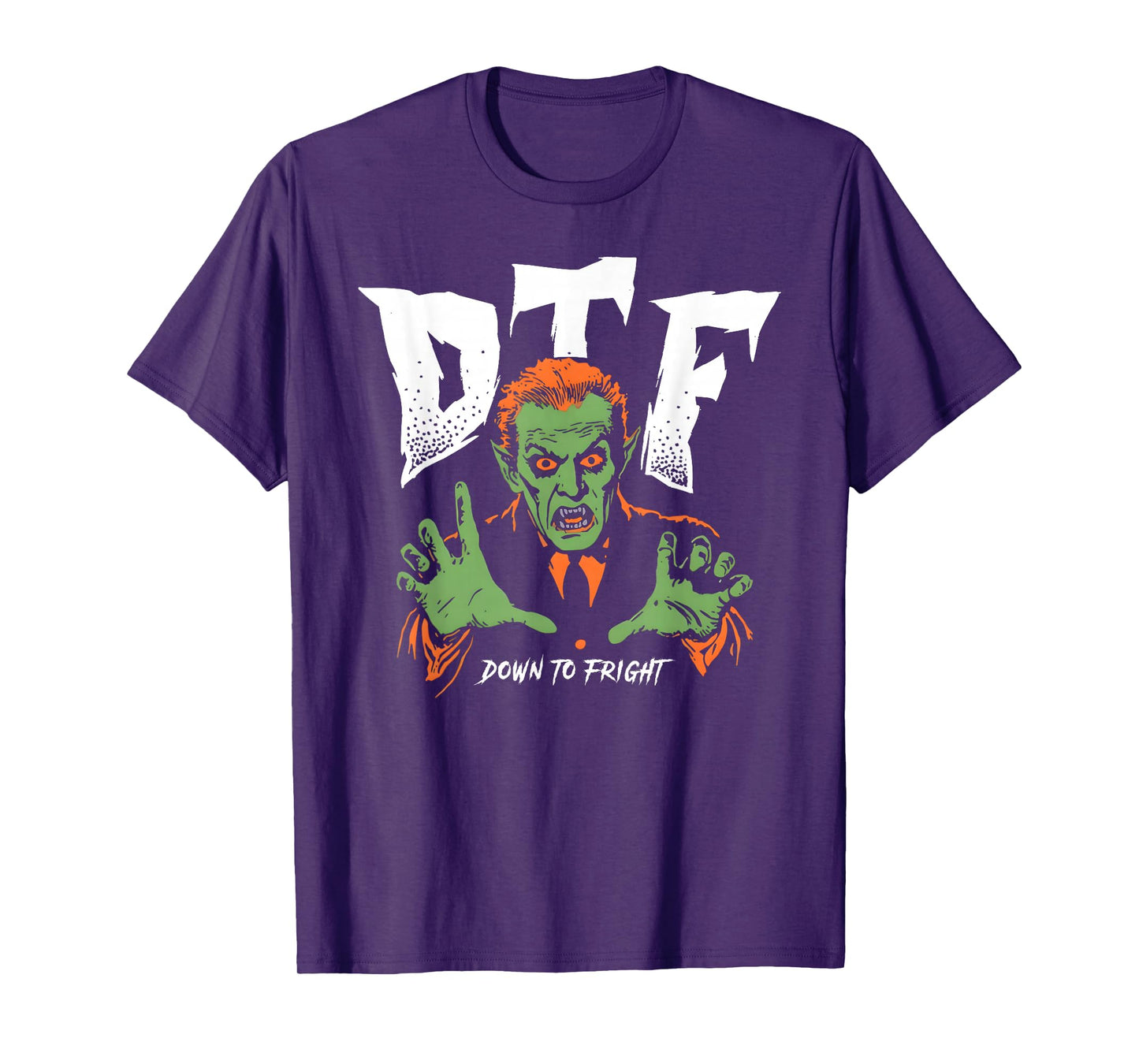 Funny Halloween Dtf Down to Fright T-Shirt