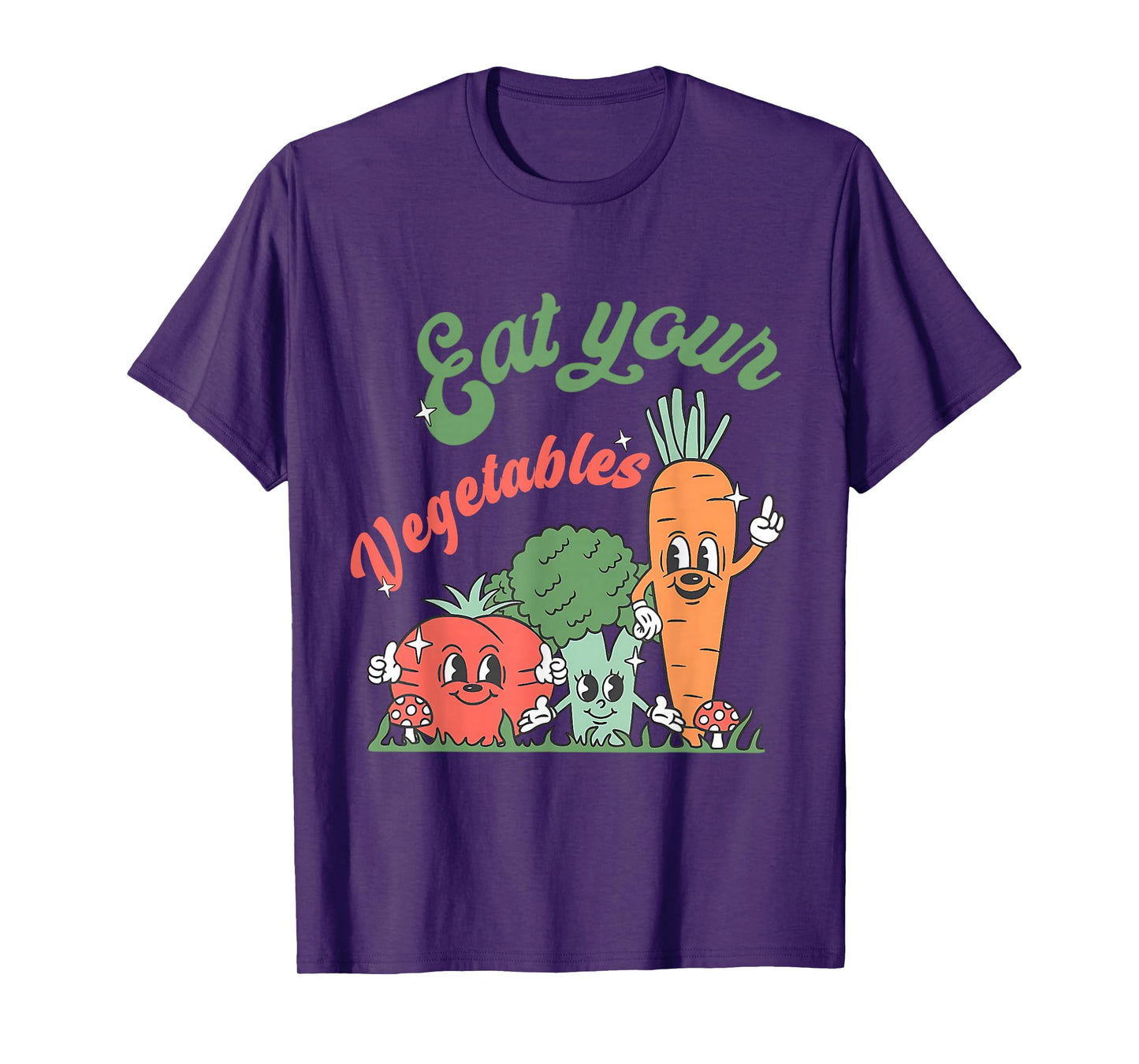 Eat Your Veggies Farmers Retro Market Vegetable Toddler Kids T-Shirt