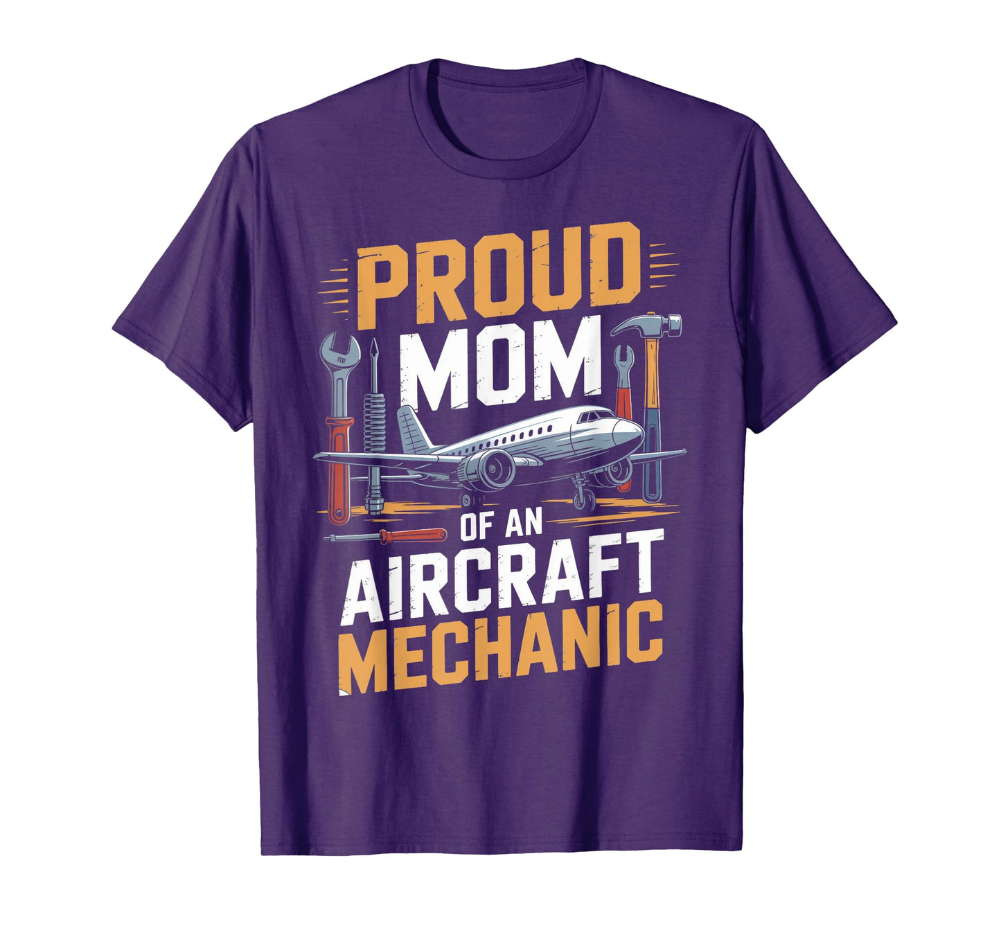 Mom Aircraft Mechanic Maintenance Plane Aircraft Technician T-Shirt