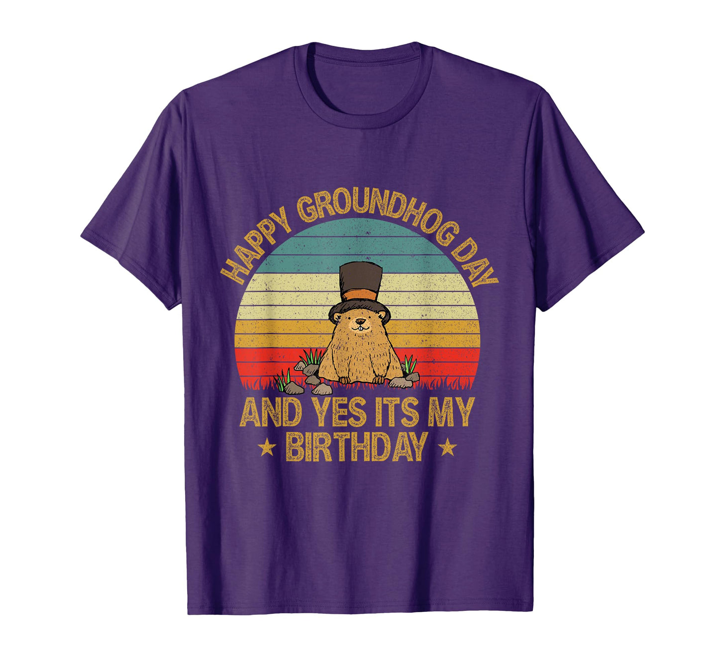 Happy Groundhog Day Lovers Costume Boys Girls Women Men T-Shirt
