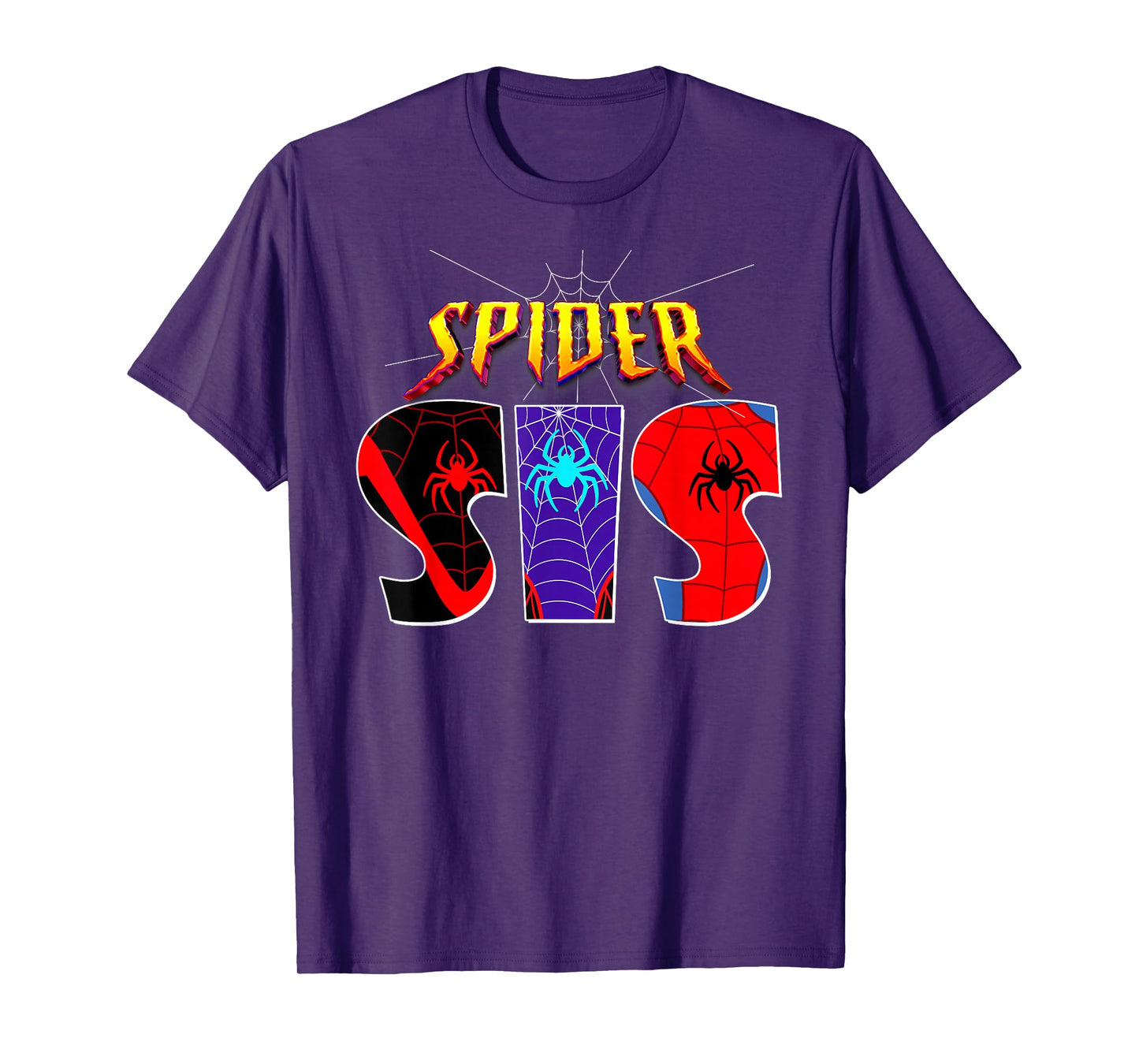 Spider SIS Sister Family Birthday Spider Halloween Costumes T-Shirt