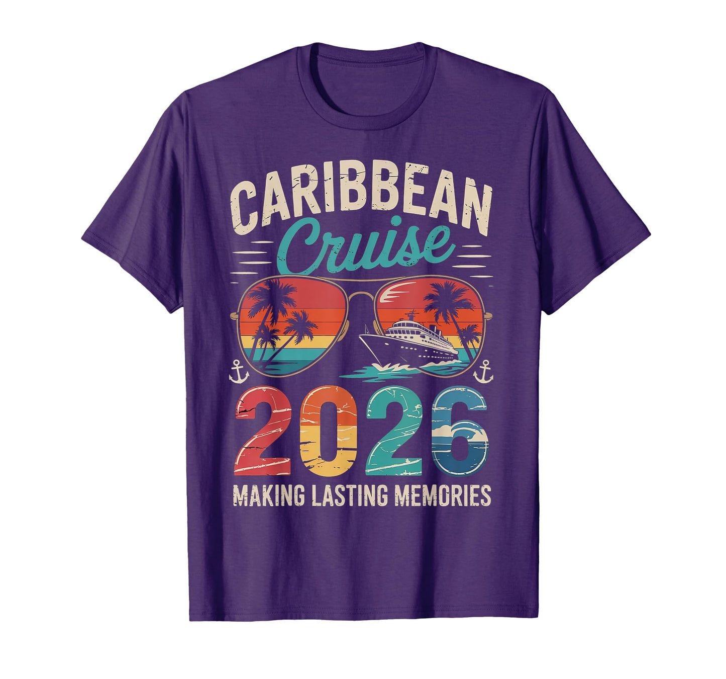 Caribbean Cruise 2026 Vacation Trip Matching Family Group T-Shirt
