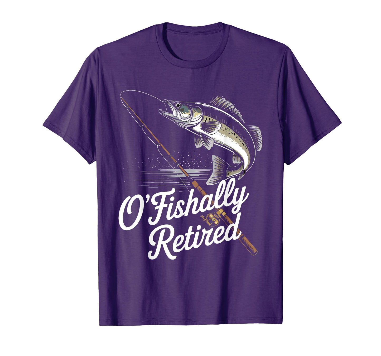 Ofishally Retired Fishing Retirement Finshing For Men Dad T-Shirt