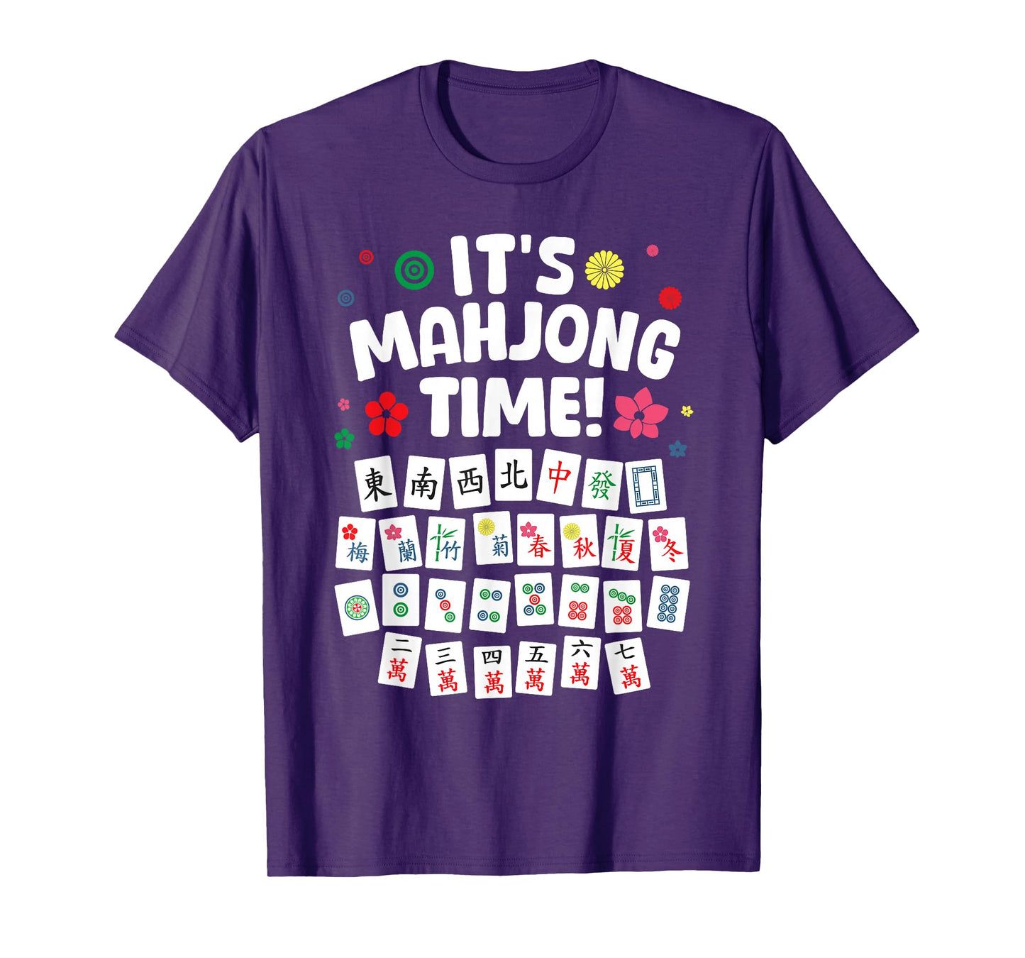 Funny Mahjong Design For Men Women Mah Jongg Mahjong Player T-Shirt