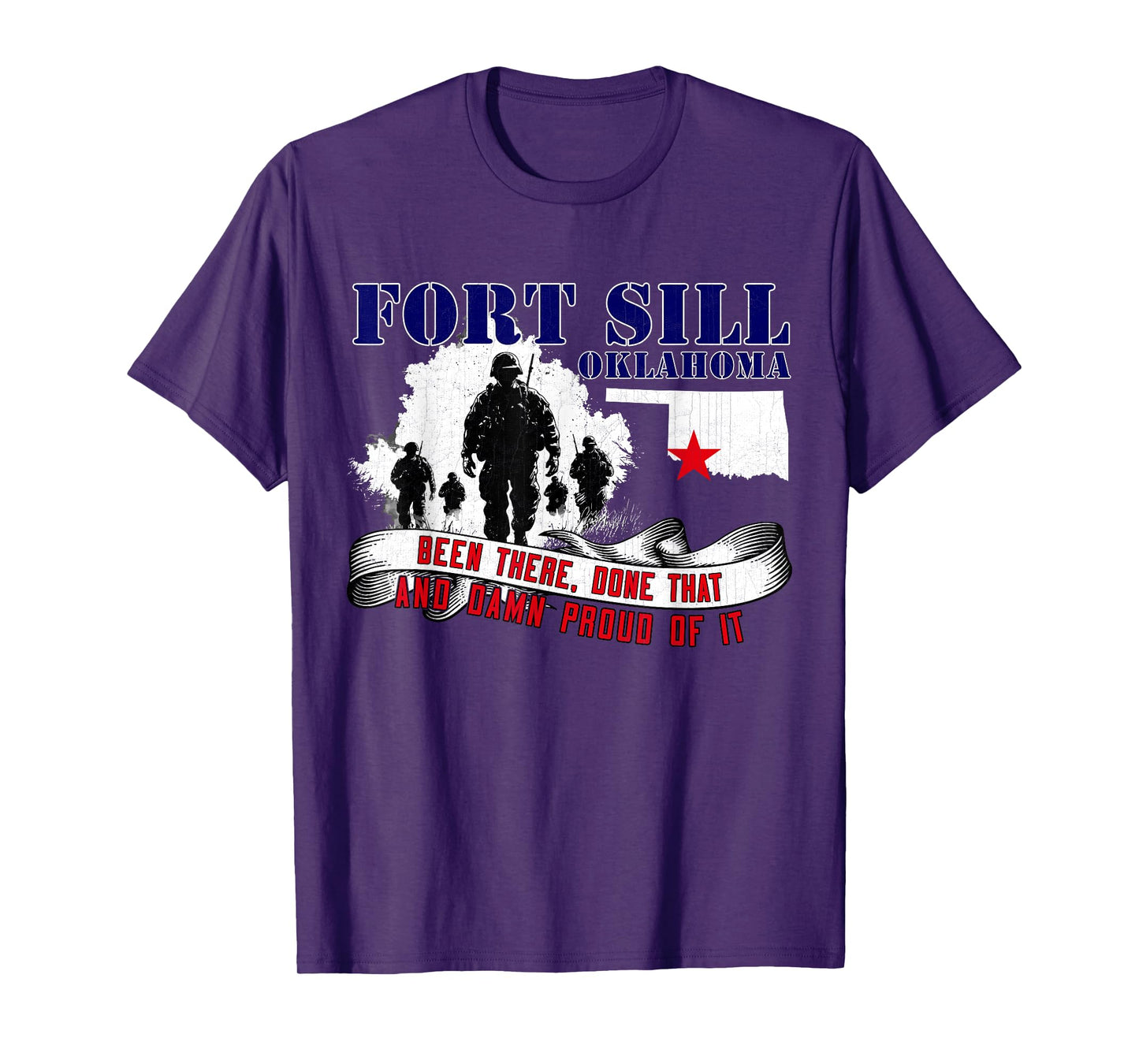 Fort Sill Oklahoma US Military Base Veterans Day Gifts T-Shirt