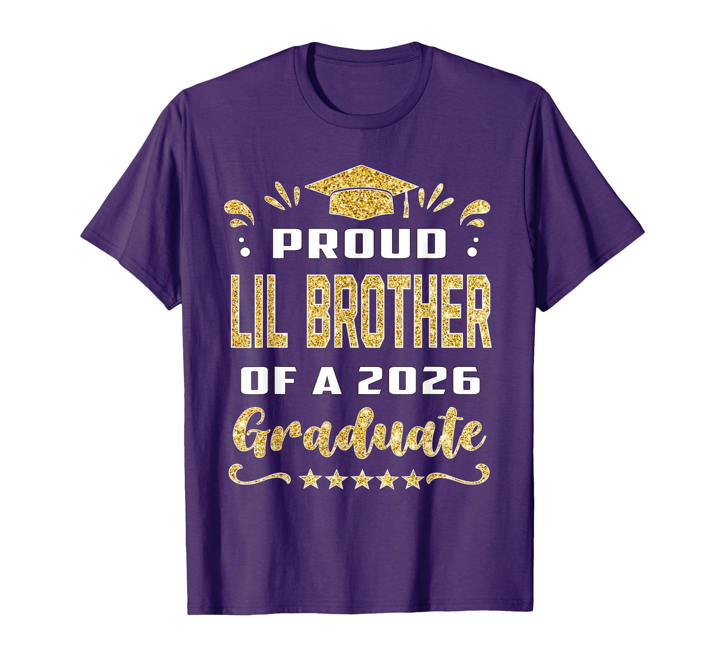 Proud LIL Brother Of a Class Of 2026 Graduate Senior 2026 T-Shirt