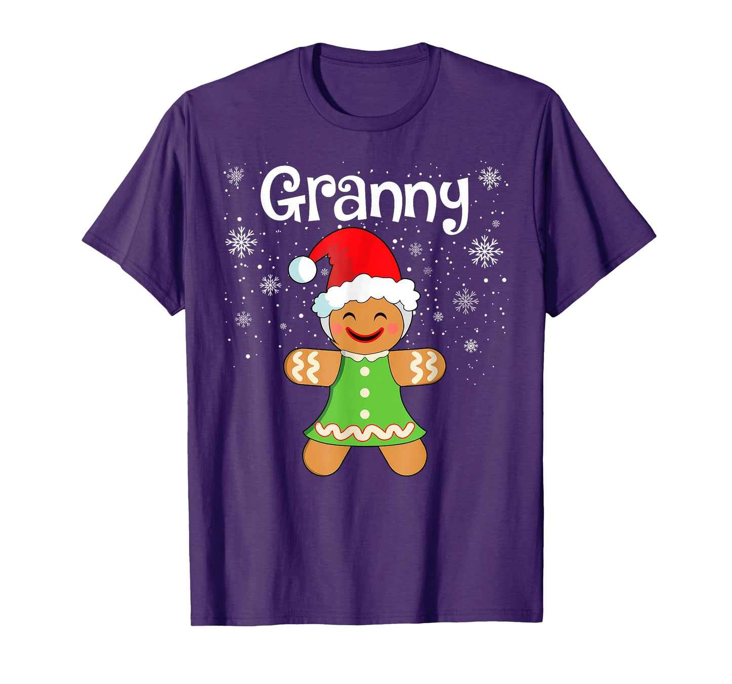 Granny Gingerbread Family Matching Christmas Women T-Shirt