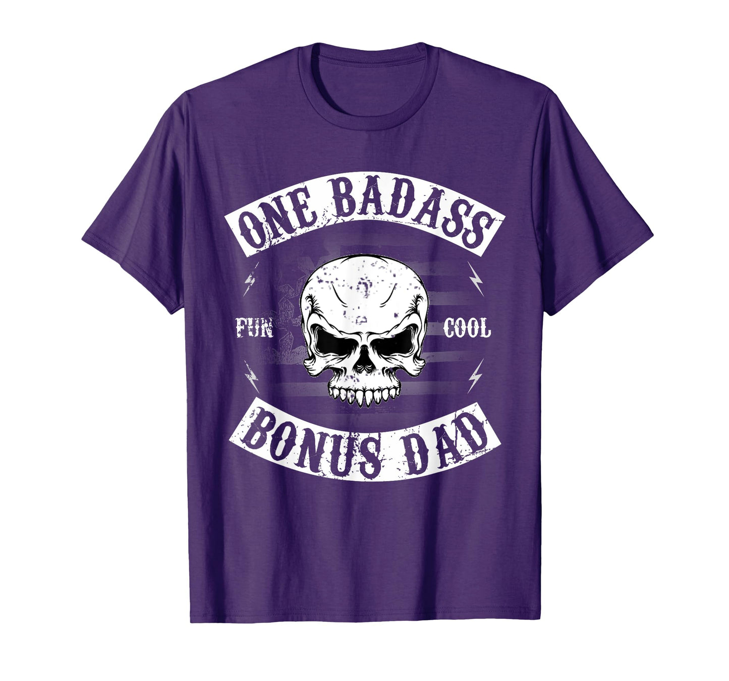 One Badass Bonus Step Dad Funny Gift Birthday Stepdad T-Shirt