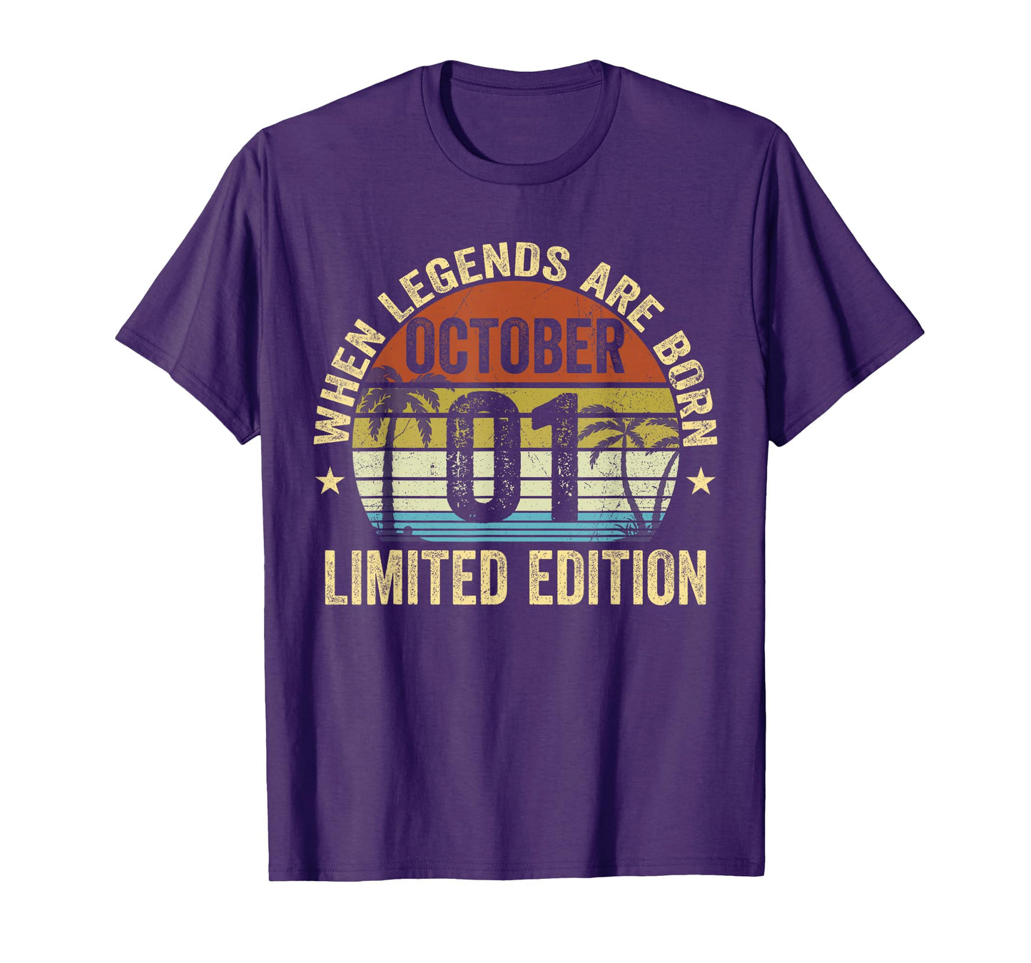 Vintage October 1 Retro Limited Edition October 1 Birthday T-Shirt