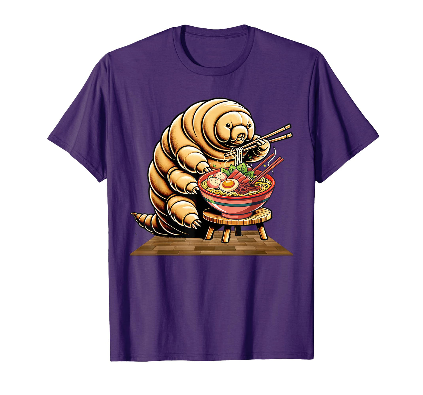 Funny Japanese Kawaii Ramen Noodles Water Bear Tardigrade T-Shirt
