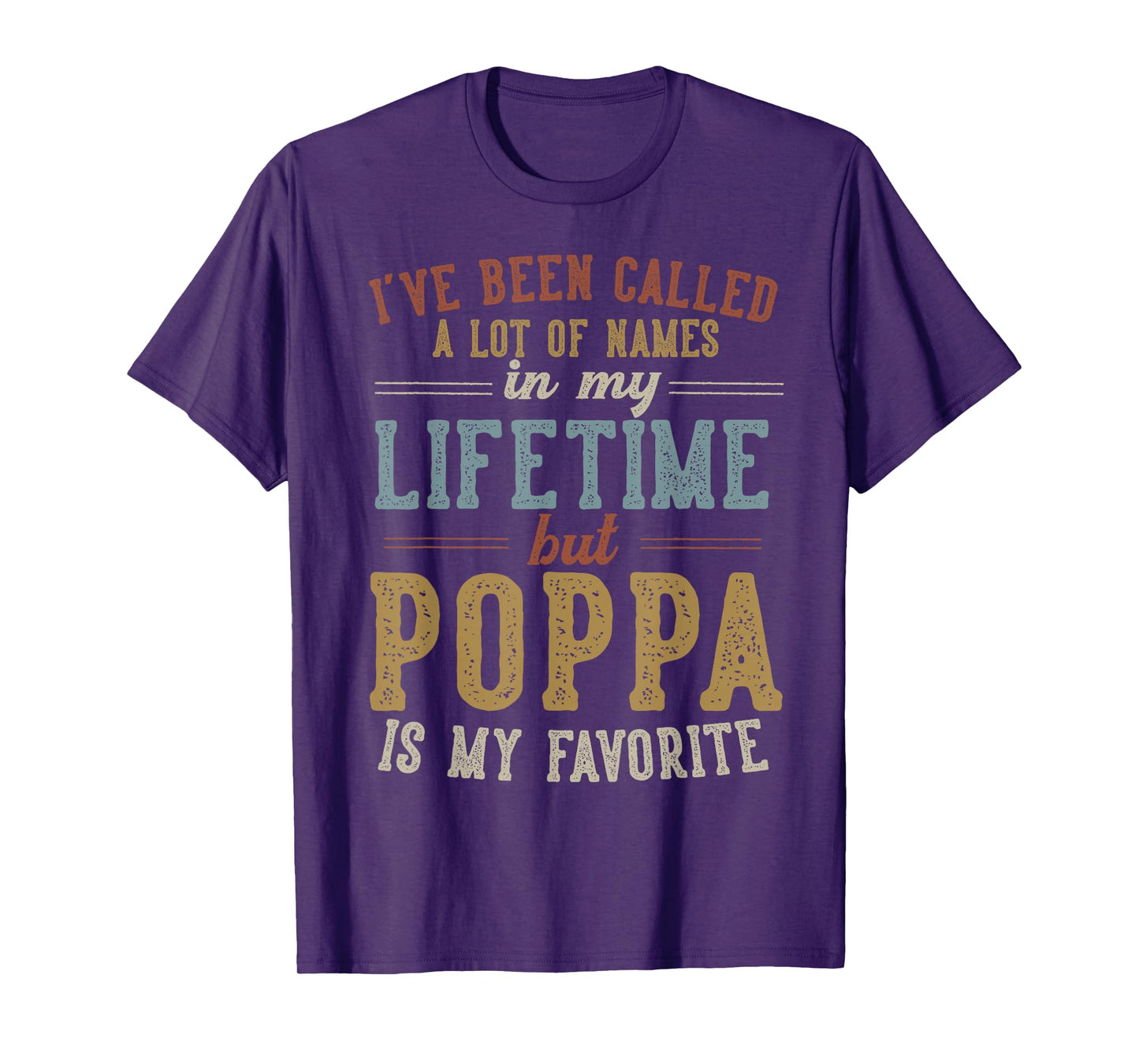 Poppa Is My Favorite Name - Father's Day Poppa T-Shirt