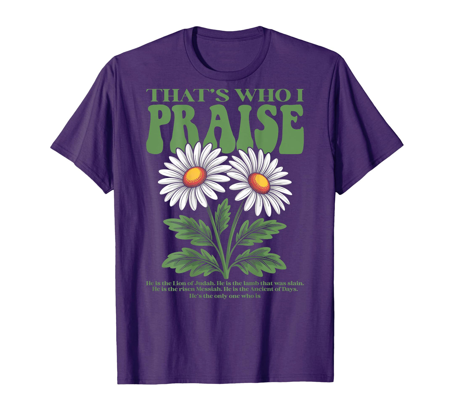 Brandon That's Who I Praise Jesus Christian Lake Merch T-Shirt