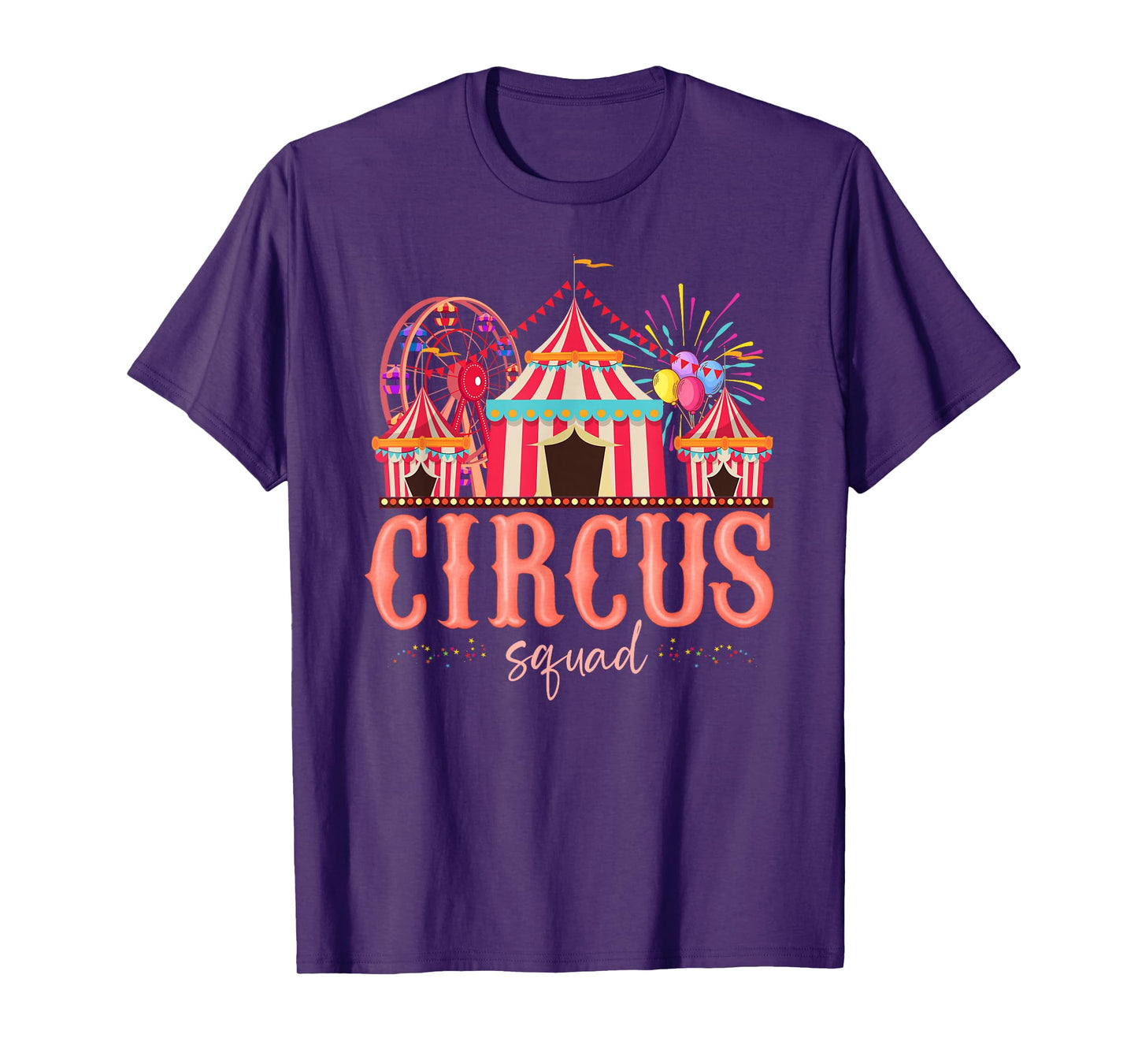Carnival Staff Circus Matching Squad Birthday Happy Holiday T-Shirt
