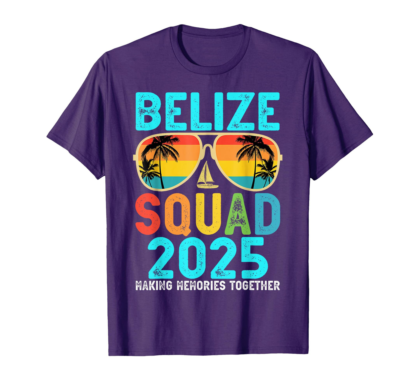 Belize Squad 2025 Vacation Friends Family Matching Group T-Shirt