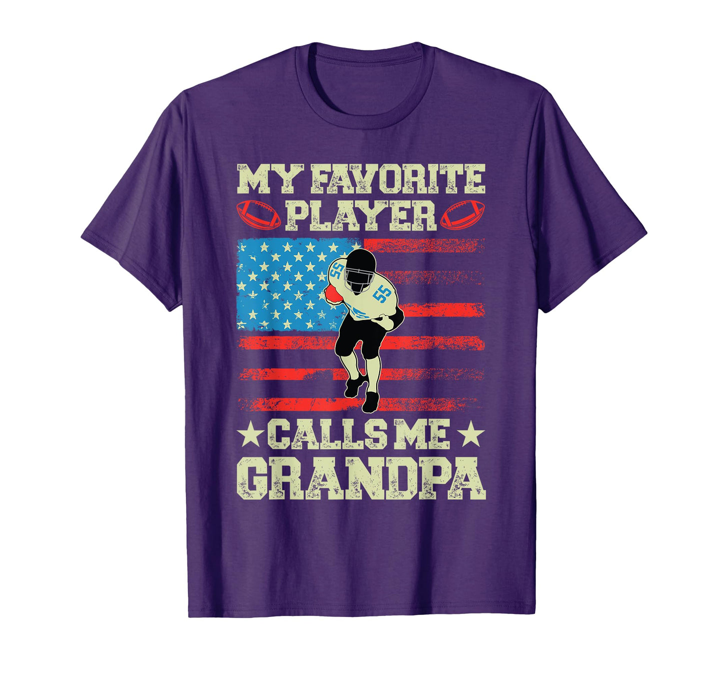 Football Grandpa T-Shirt