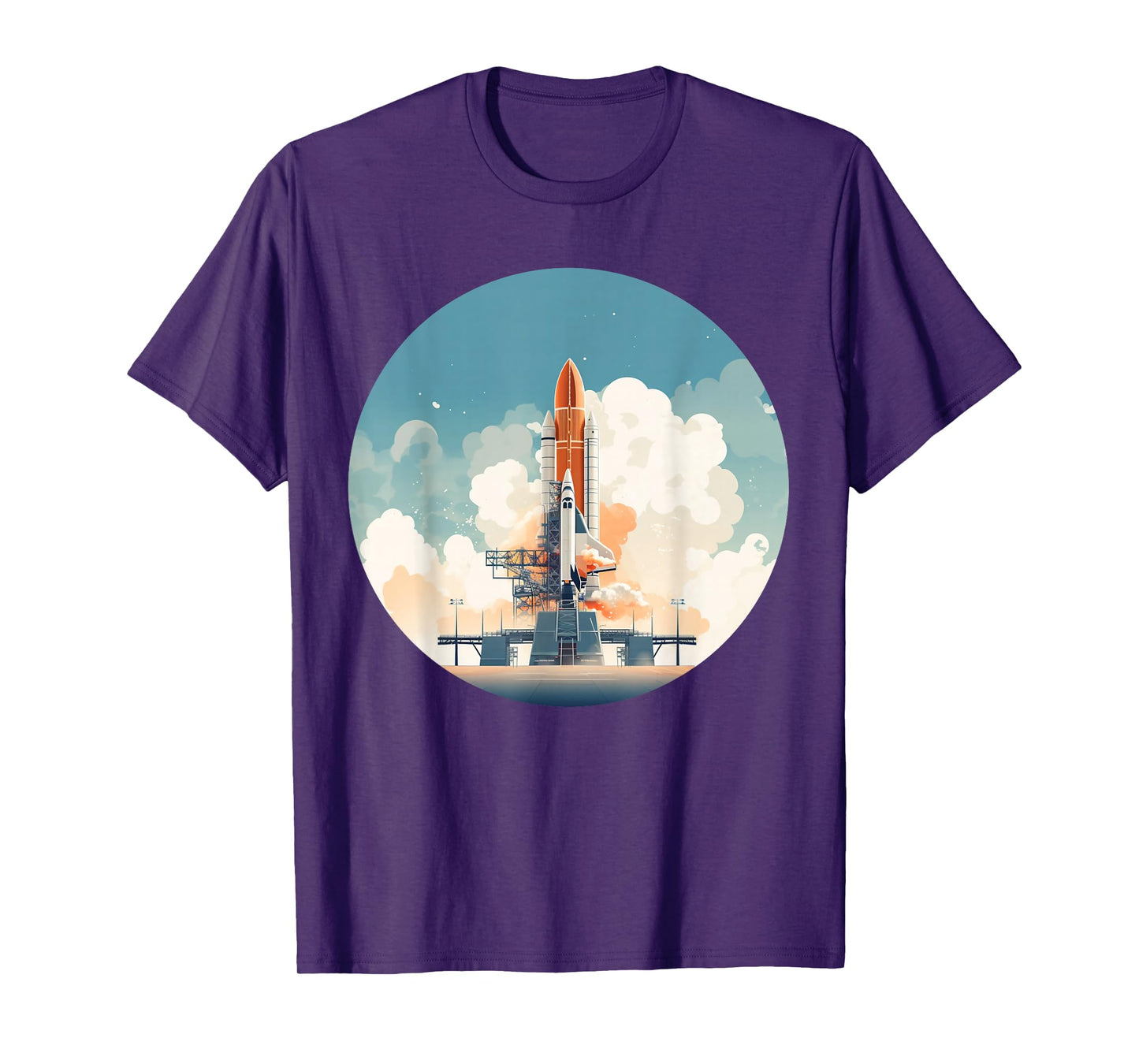Cool launch Platform for Rockets and Spaceships T-Shirt