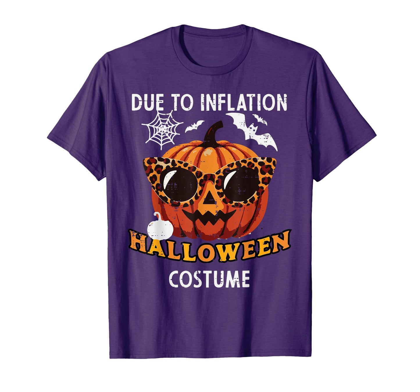 Due to Inflation Halloween Costume Funny Pumpkin Women Men T-Shirt