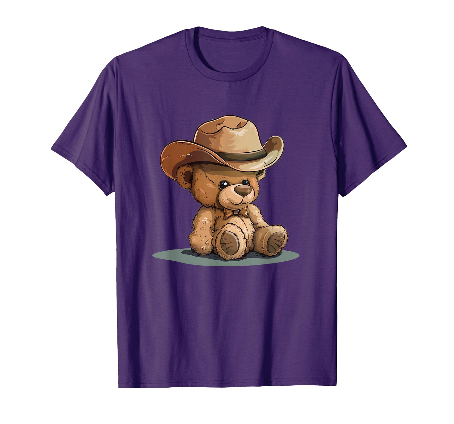 Pretty Teddy Bear Costume for Cowboy Hat Lovers T-Shirt