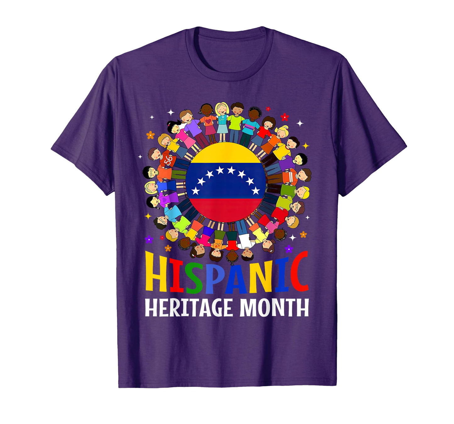Hispanic Heritage Month Venezuela Kids Boys Girls T-Shirt