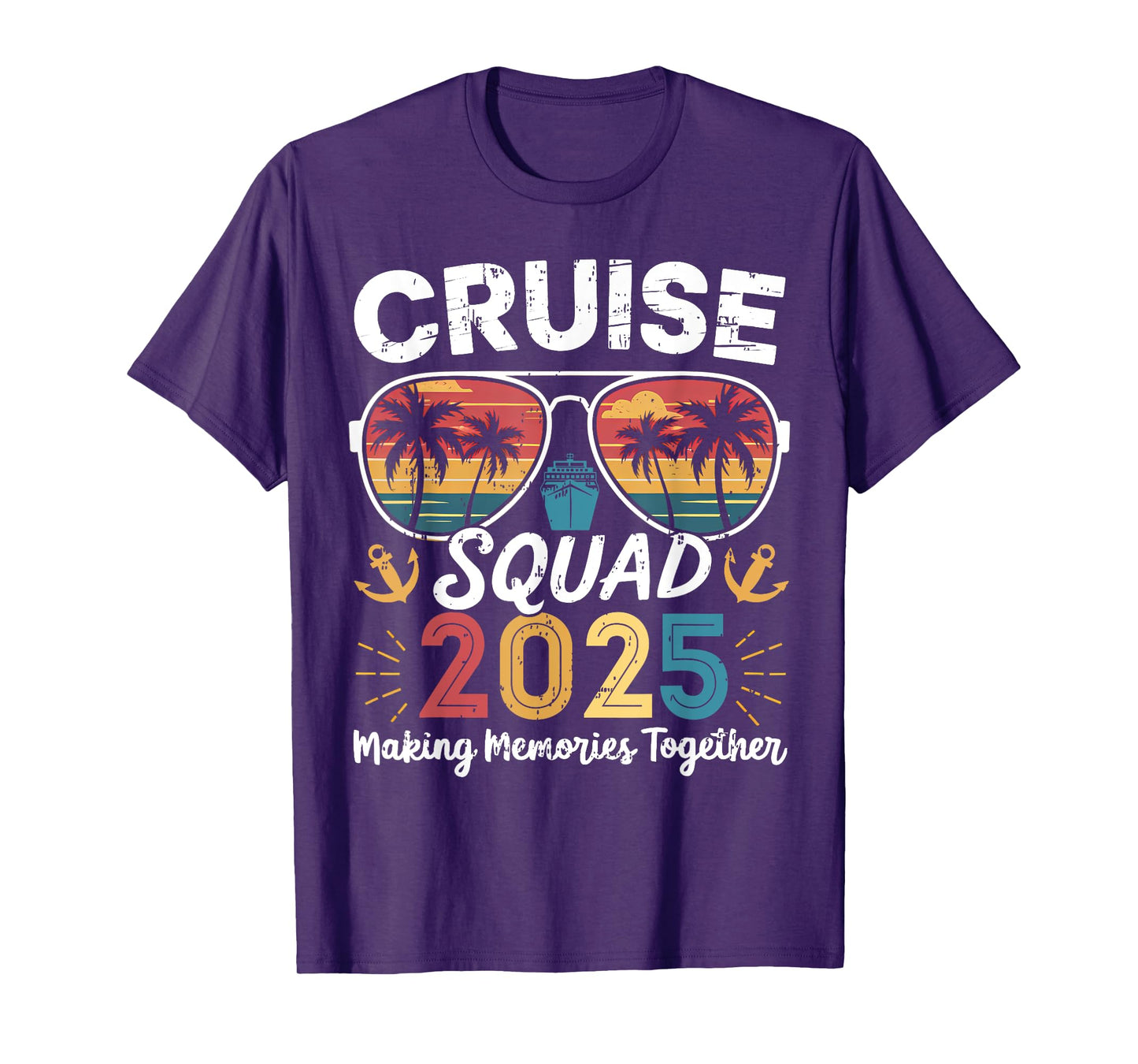 Cruise Squad 2025 Family Group Matching Summer Vacation T-Shirt