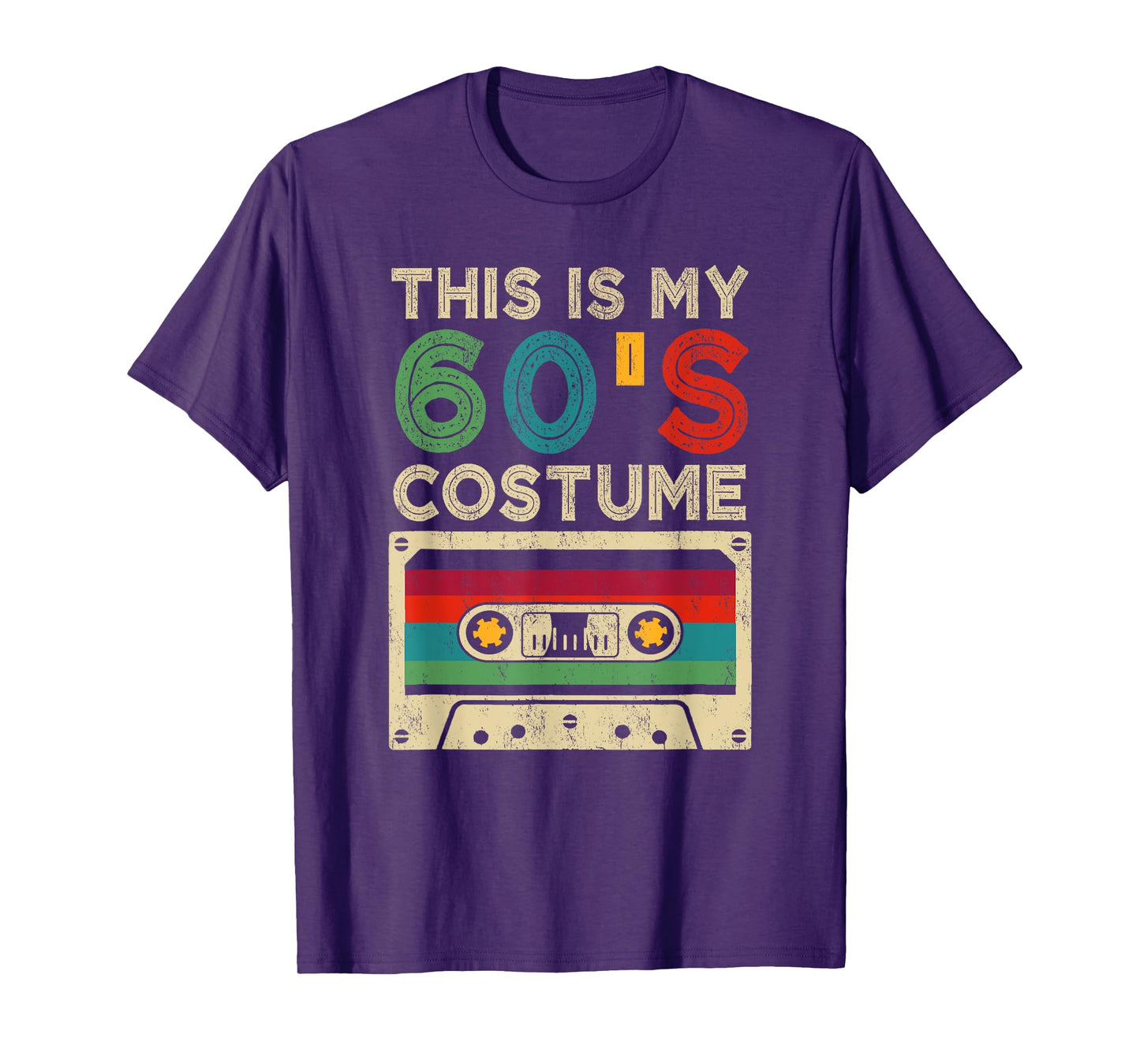 This Is My 60's Costume Funny Halloween 1960s Party Retro T-Shirt
