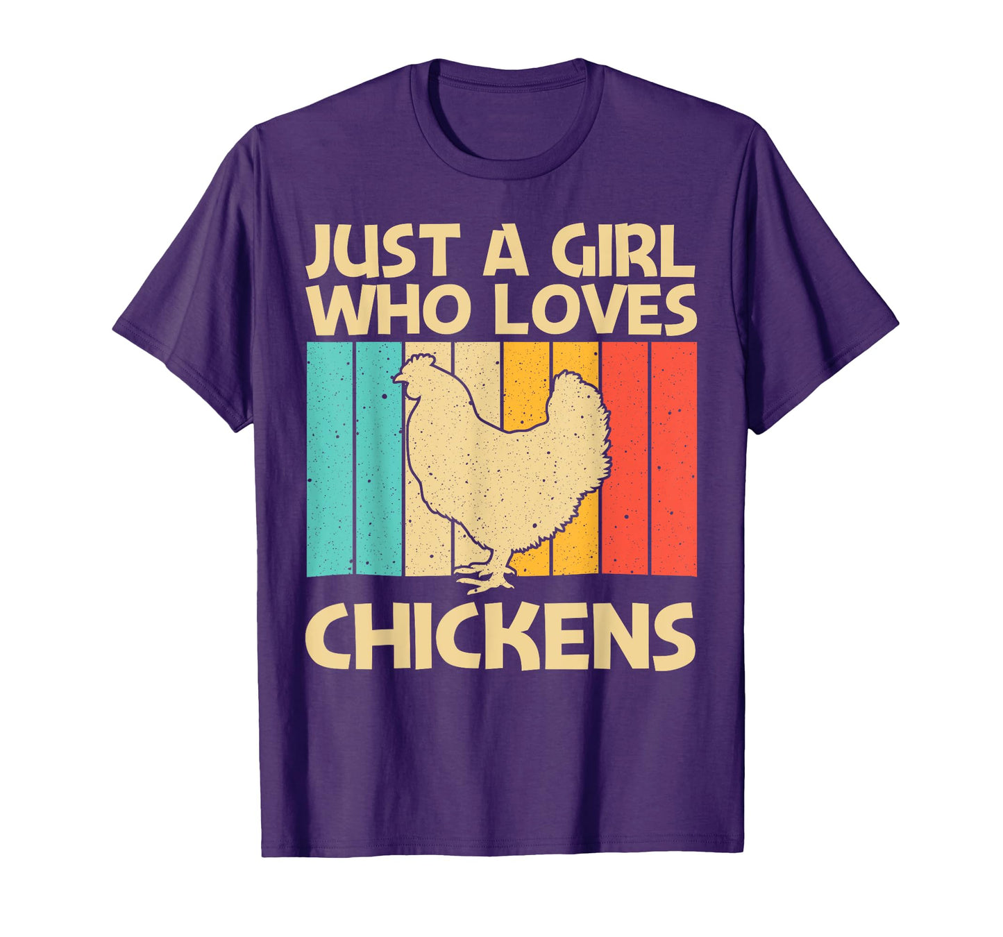 Funny Chicken Art For Girls Mom Chicken Farmer Poultry Lover T-Shirt