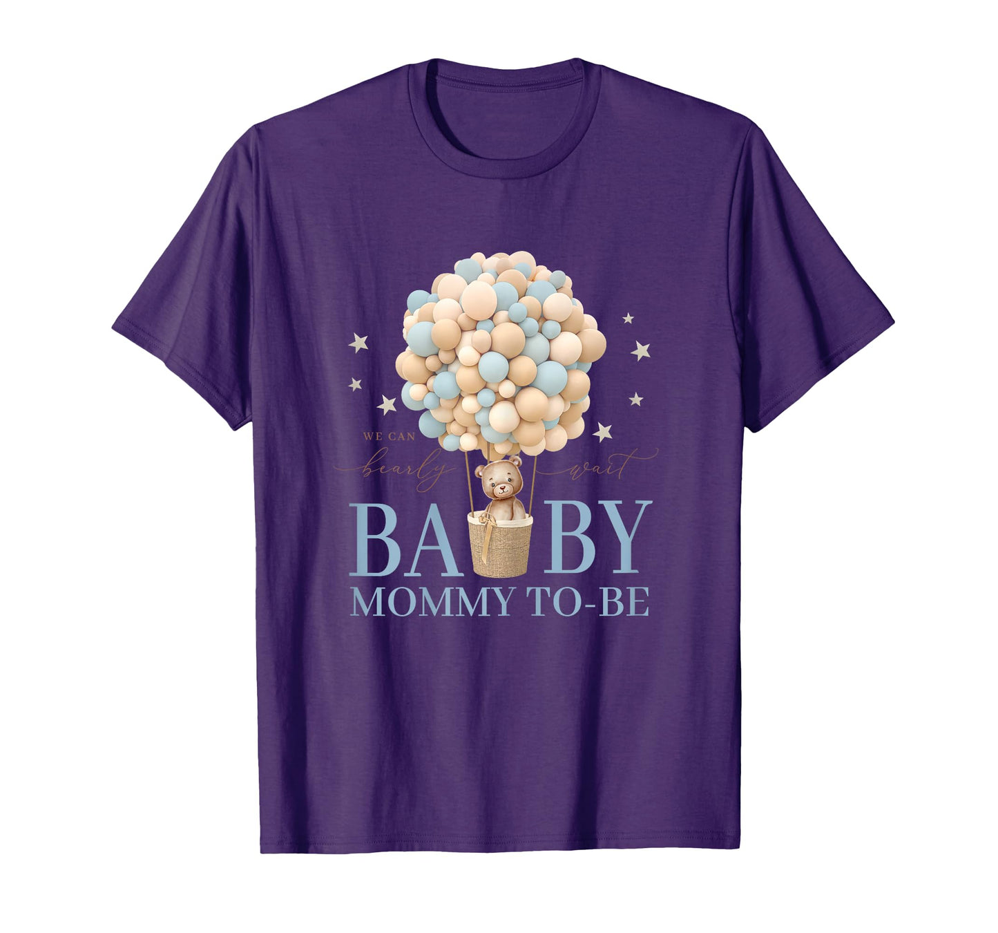 Mommy We Can Bearly Wait Baby Shower Bear Family Matching T-Shirt