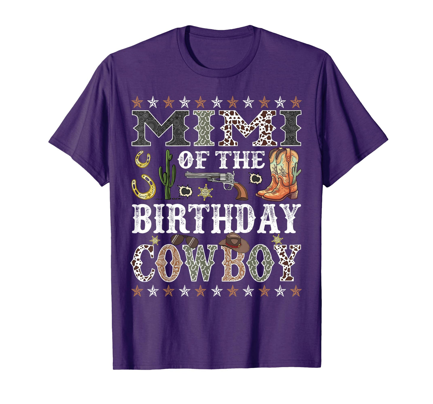 Mimi Of The Birthday Cowboy Rodeo Mimi T-Shirt
