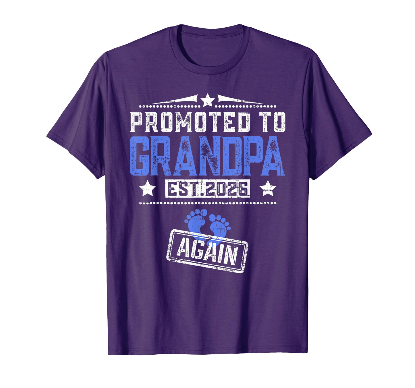 Promoted To Grandpa Again 2026 Father's Day T-Shirt