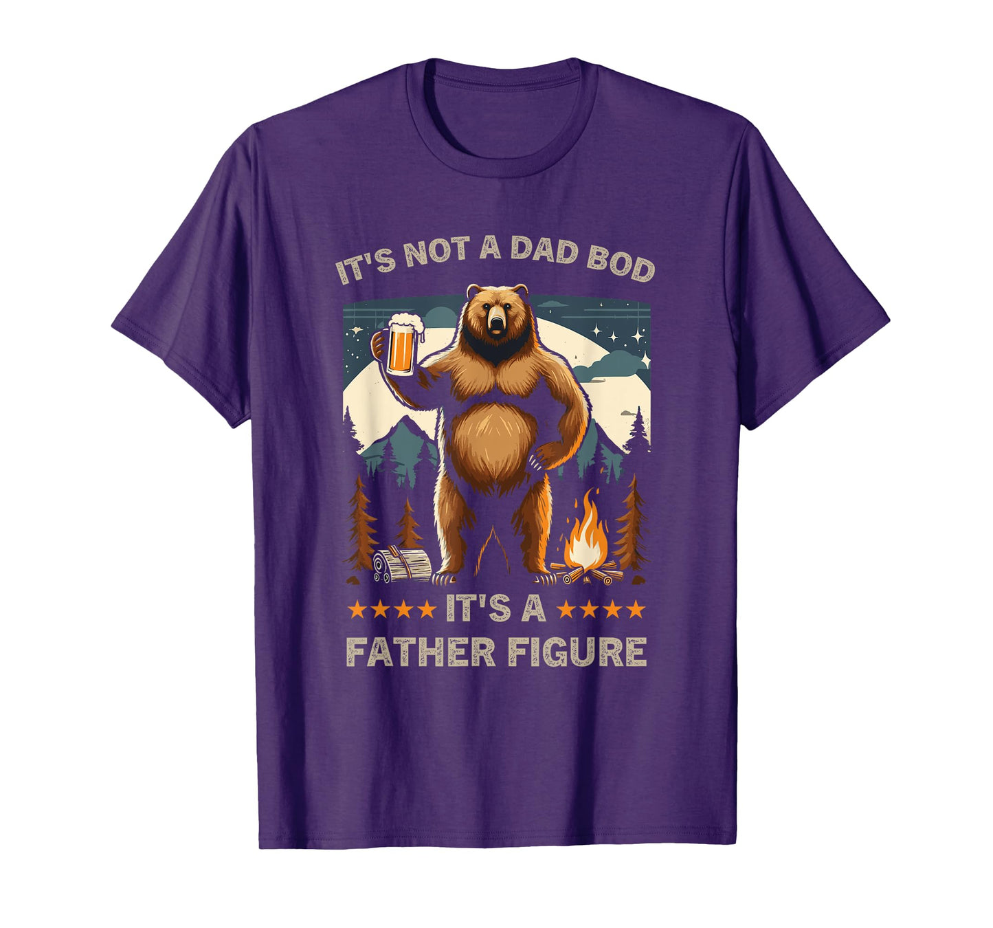 It's Not A Bad Bod It's A Father Figure Family Dad funny T-Shirt