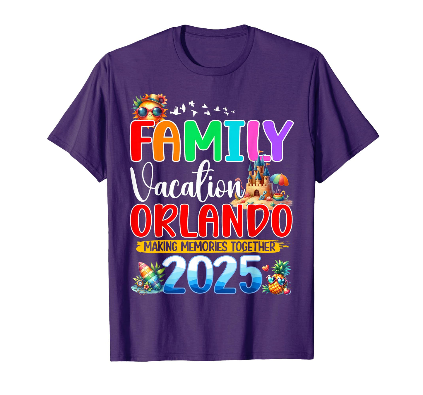 Family Vacation Orlando 2025 Holiday Summer Matching Group T-Shirt