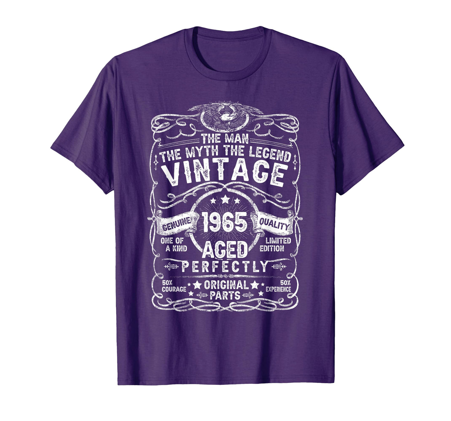 Vintage 1965 Man Myth Legend 60th Birthday Gift 60 Year Old T-Shirt