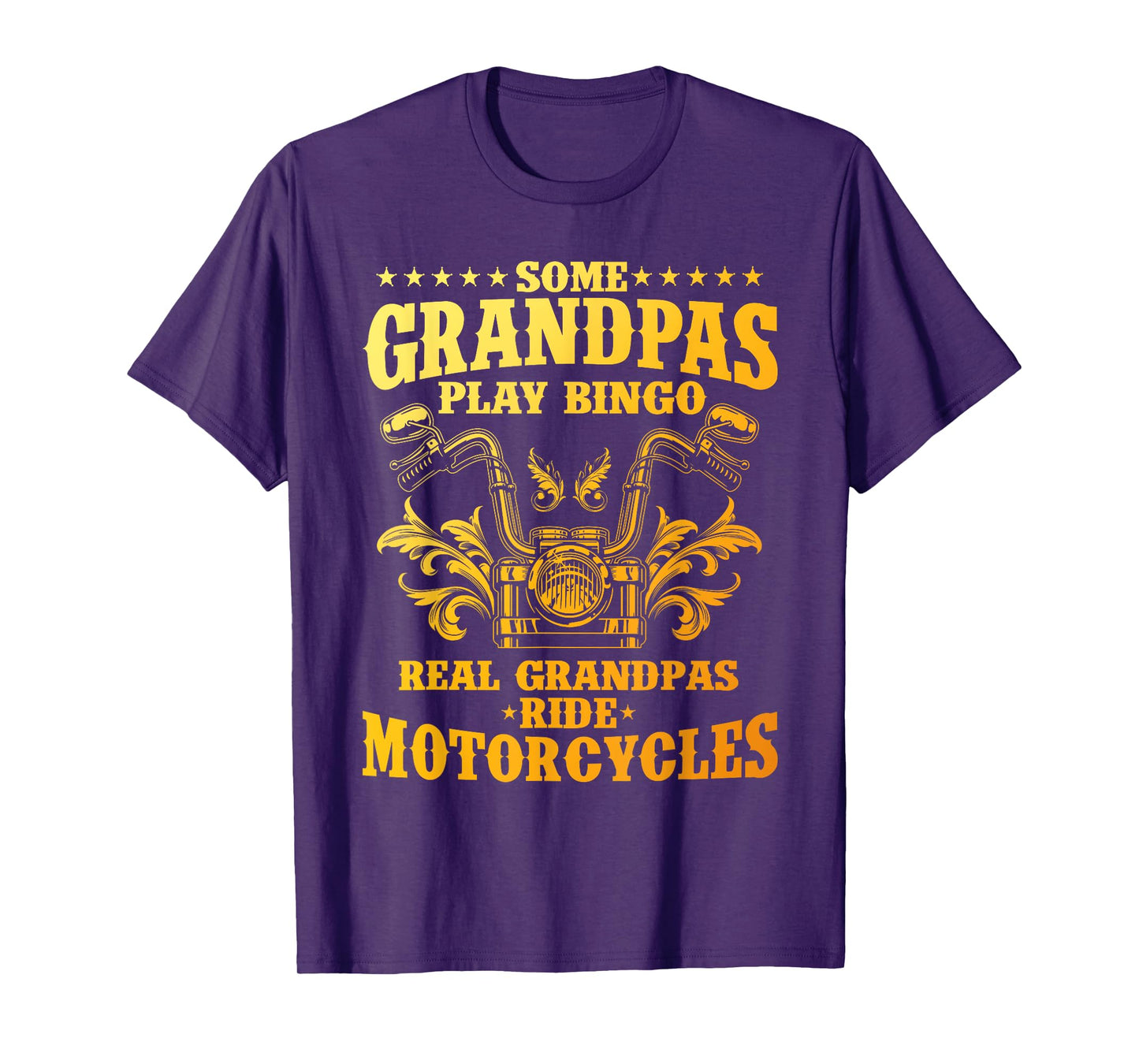 Cool Grandpa Motorcycle Design For Men Biker Motorbike Lover T-Shirt