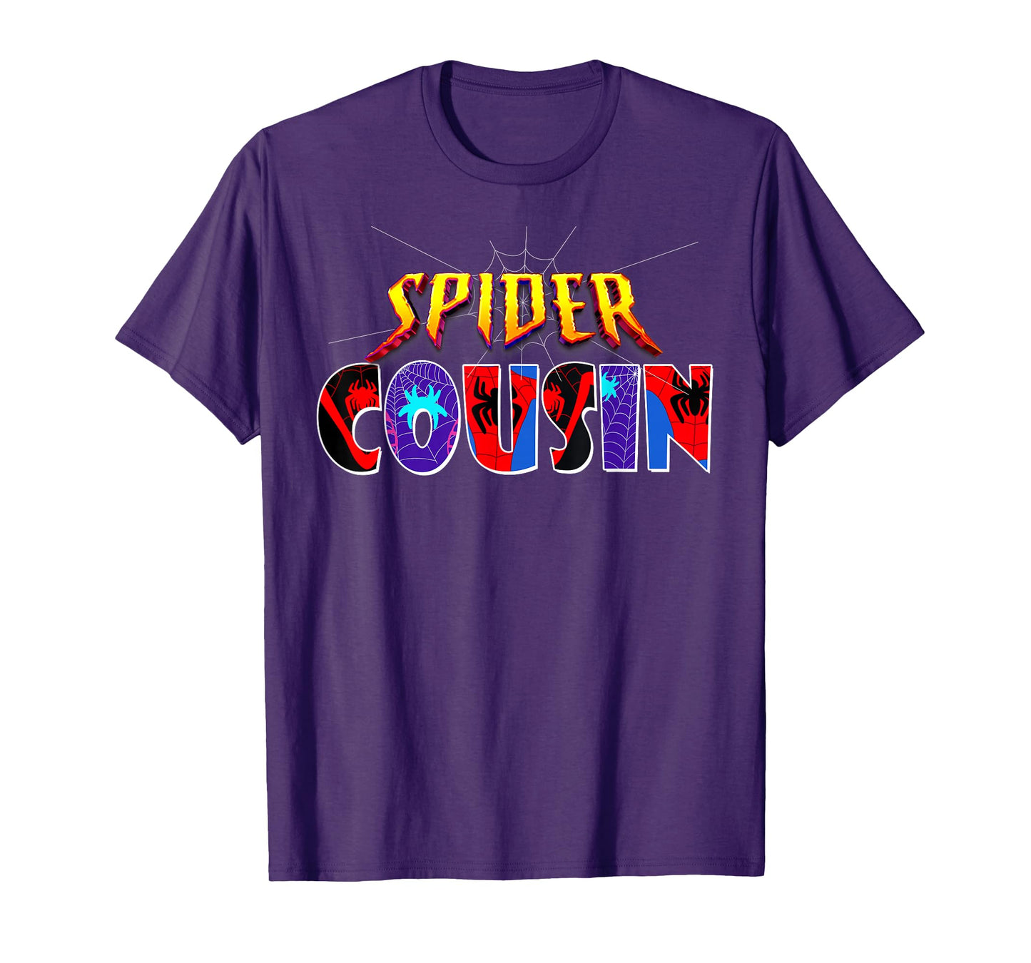 Spider Cousin Shirt Family Birthday Party Halloween Costumes T-Shirt