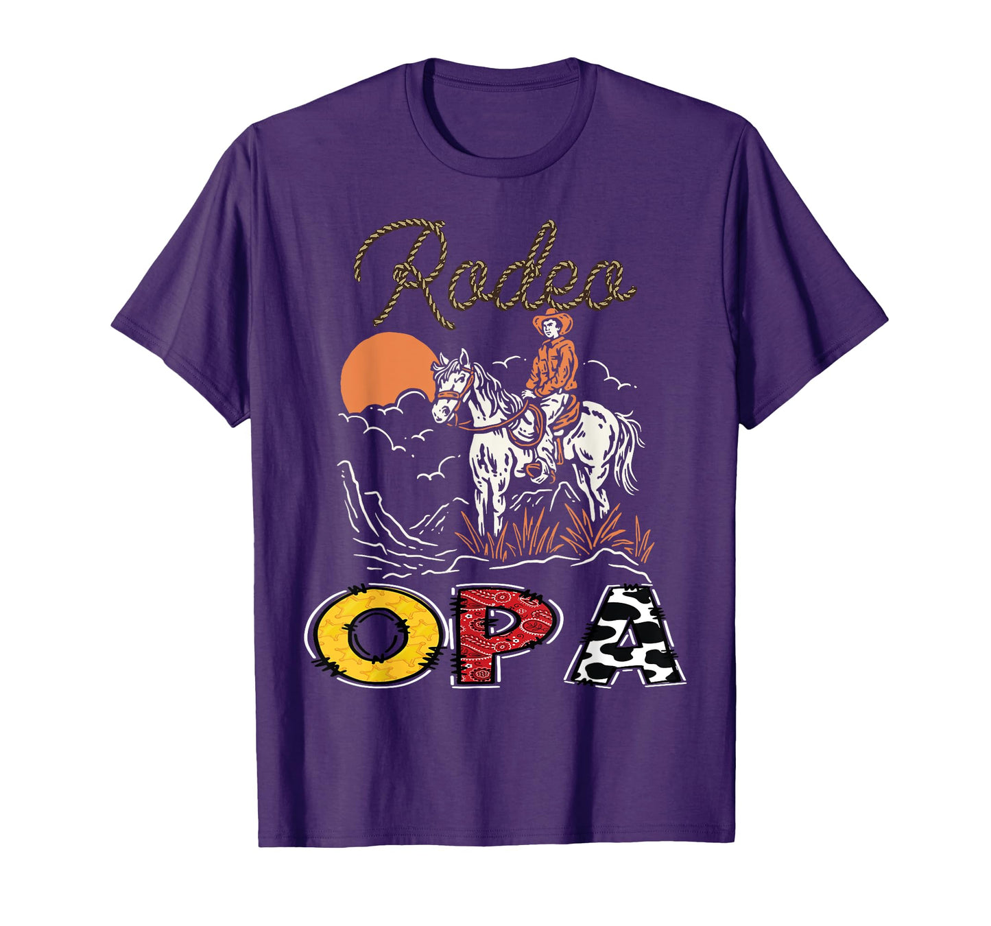 Rodeo Opa Cowboy 1St Birthday Family Matching T-Shirt