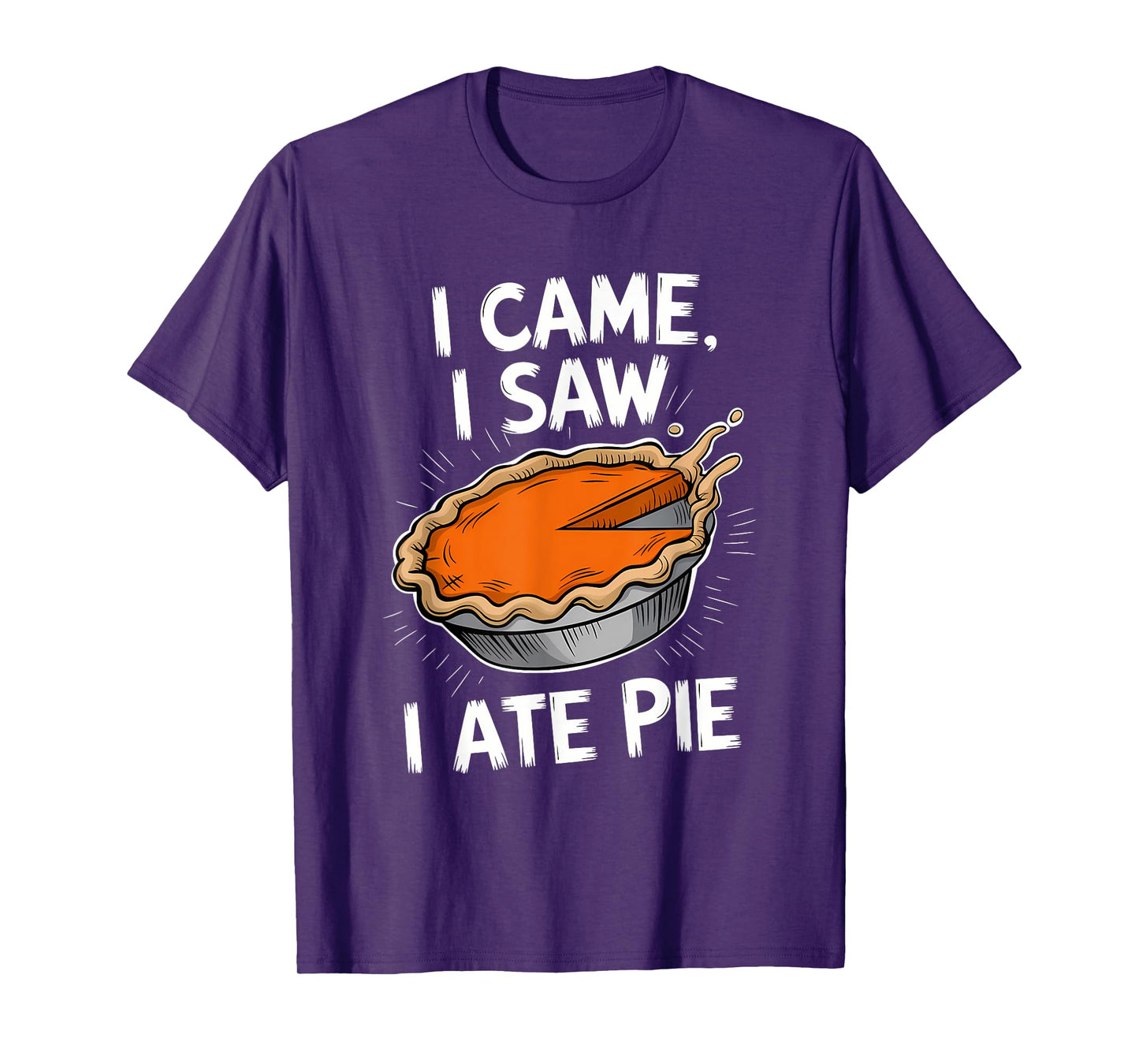 Thanksgiving Dessert Pumpkin Pie I Came I Saw I Ate Pie T-Shirt