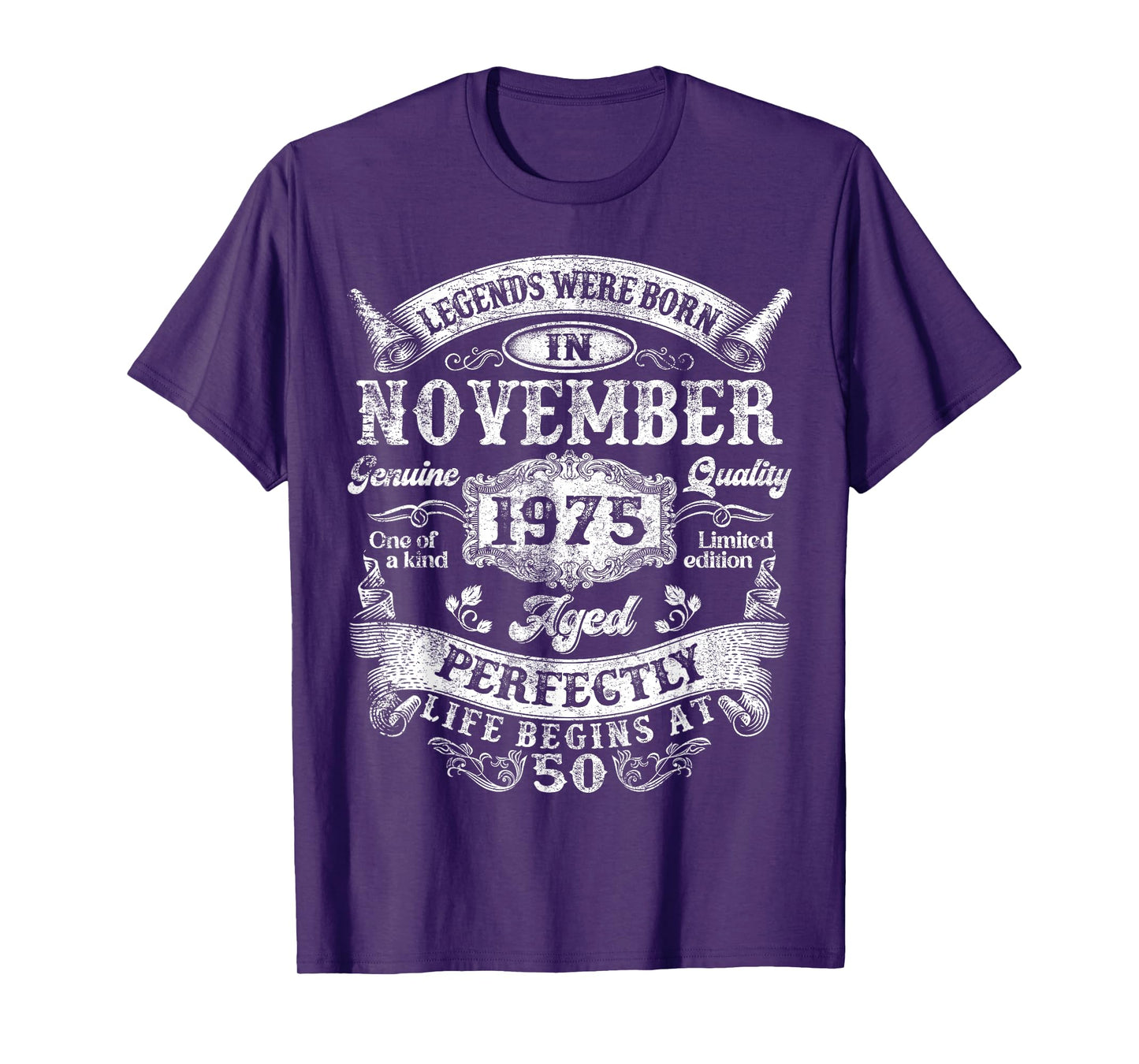 Legend Since November 1975 Vintage Retro 50th Birthday Men T-Shirt