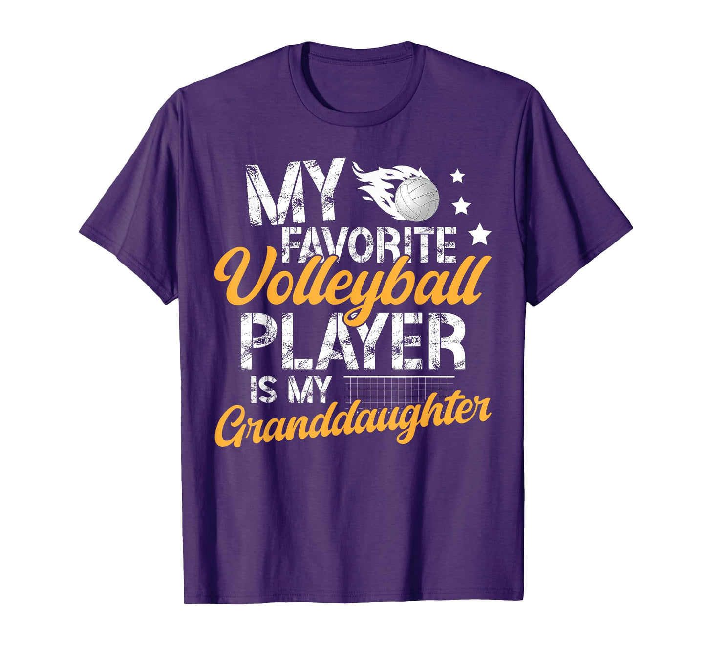 My Granddaughter Volleyball Grandpa Of A Volleyball Player T-Shirt