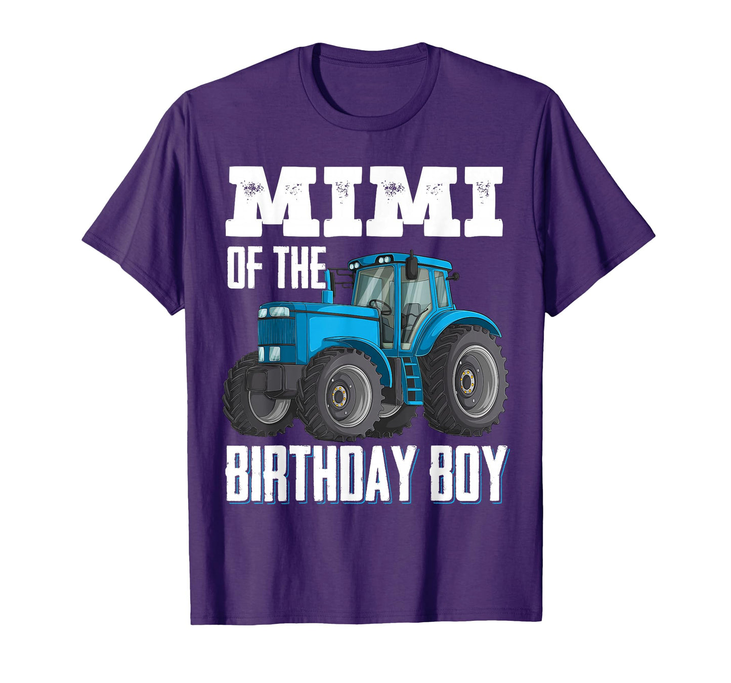 Mimi Of The Birthday Boy Family Tractors Farm Trucks Bday T-Shirt