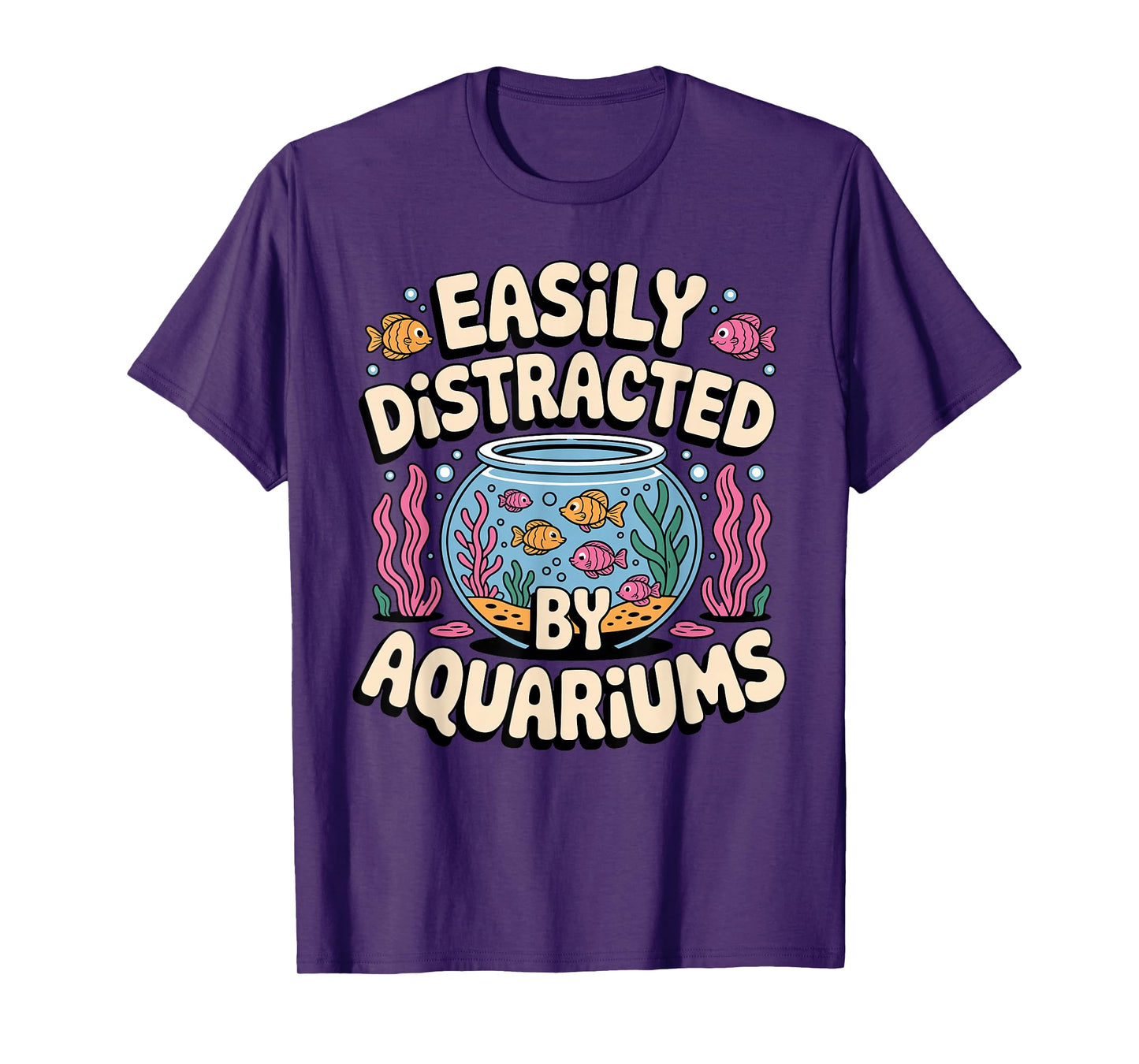 Aquarium Art for Men Women Fish Keeper Fish Tank Aquarium T-Shirt