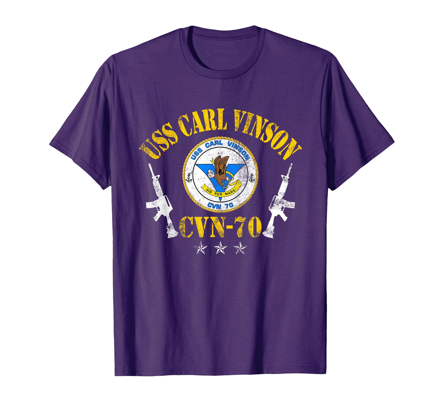 USS Carl Vinson CVN-70 Aircraft Carrier Veteran Patriotic T-Shirt