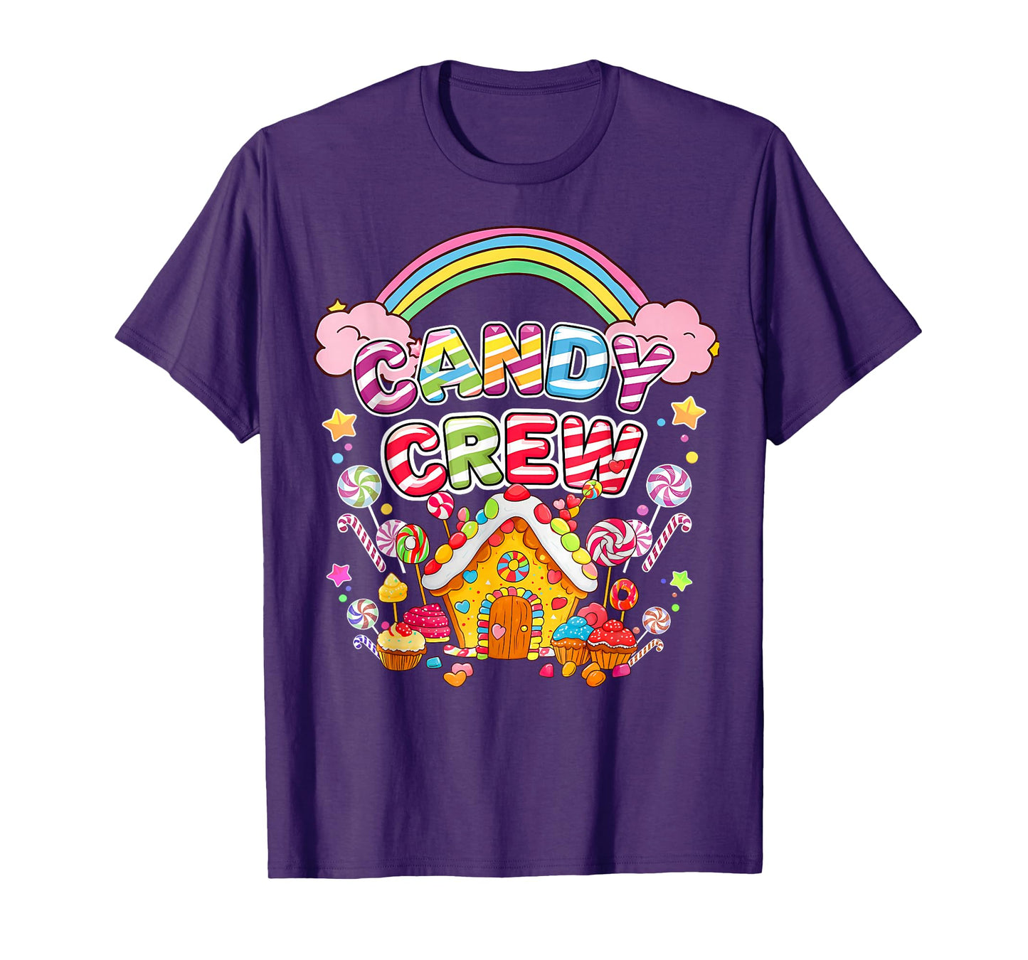 Candy Crew Candy Costume Funny Candy Squad Women Girls T-Shirt