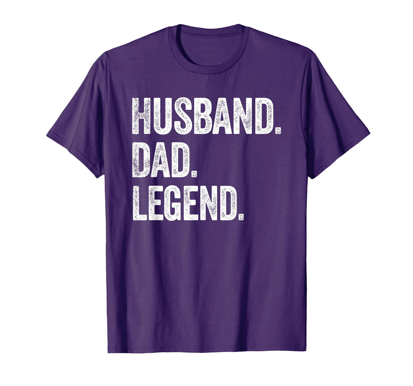 Husband Dad Legend - Vintage Distressed Bold Husband Graphic T-Shirt