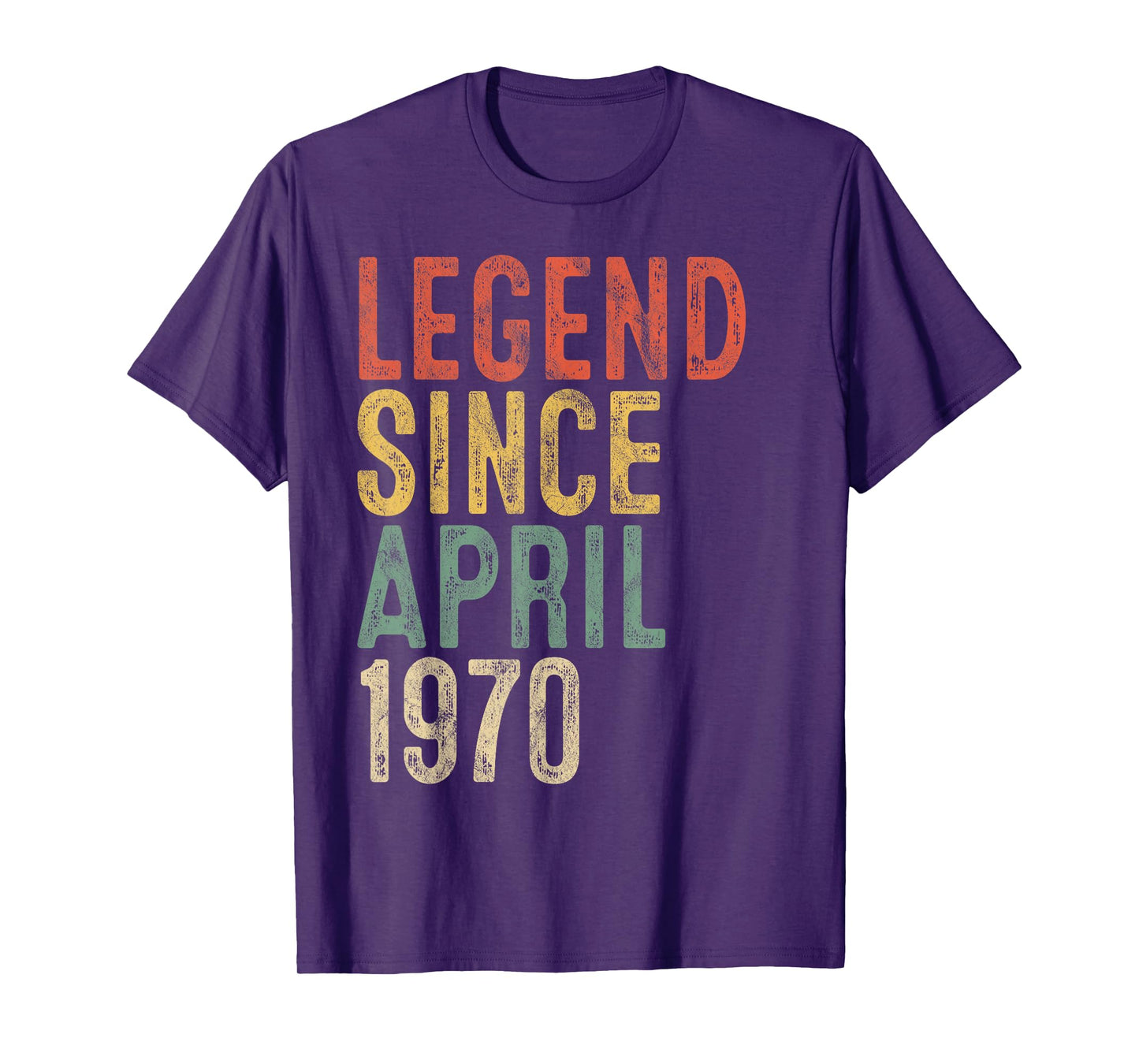 Legend 1970 55th Birthday Gifts for Men Women 55 Year Old T-Shirt