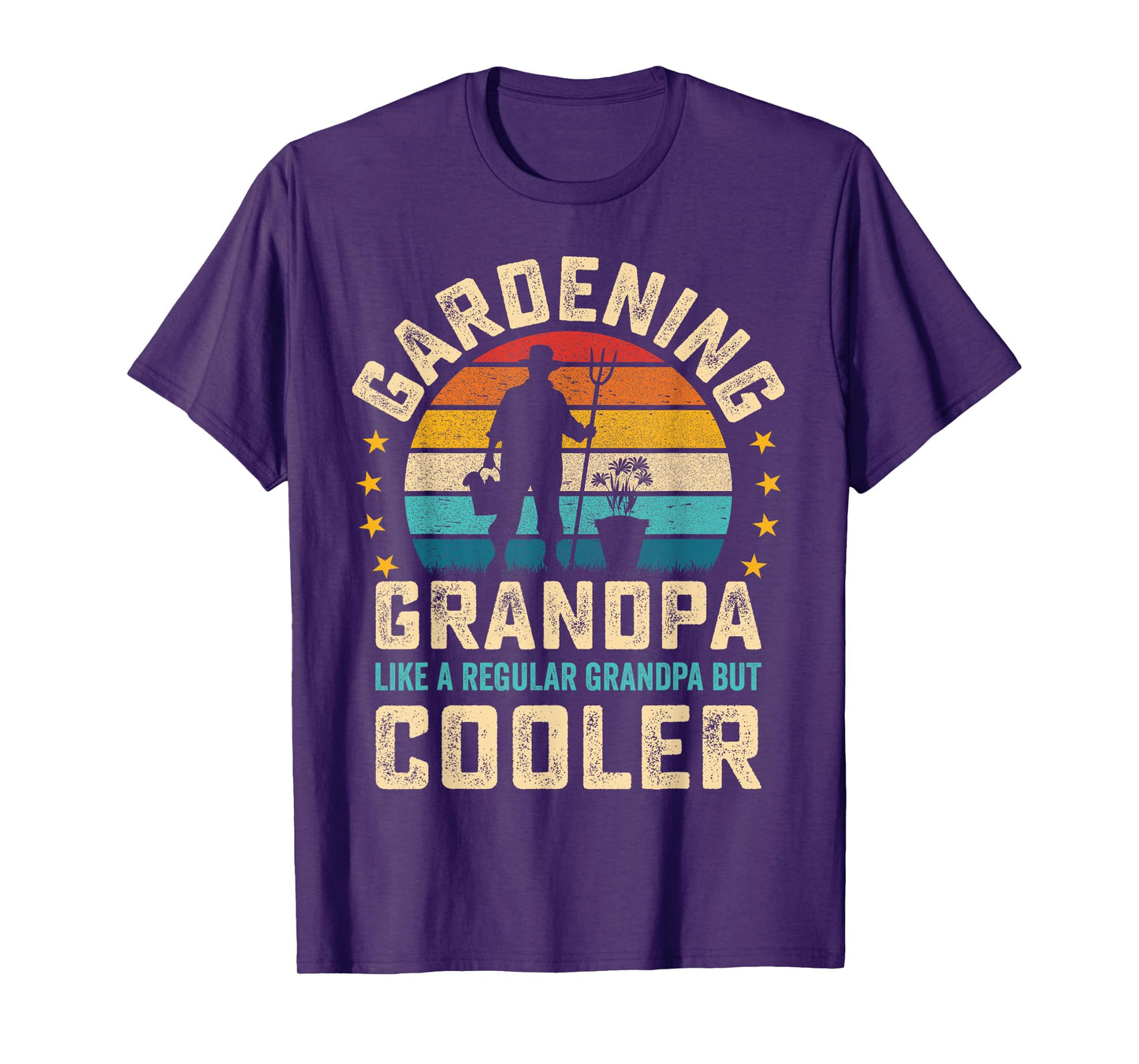 Gardening & Plants Lover Grandpa Funny Grandfather Gardener T-Shirt