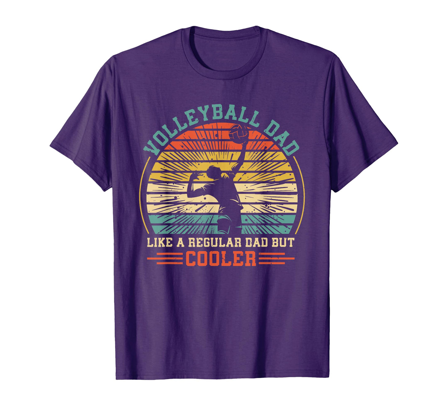 Retro Vintage Volleyball Dad Definition Father's Day For Dad T-Shirt
