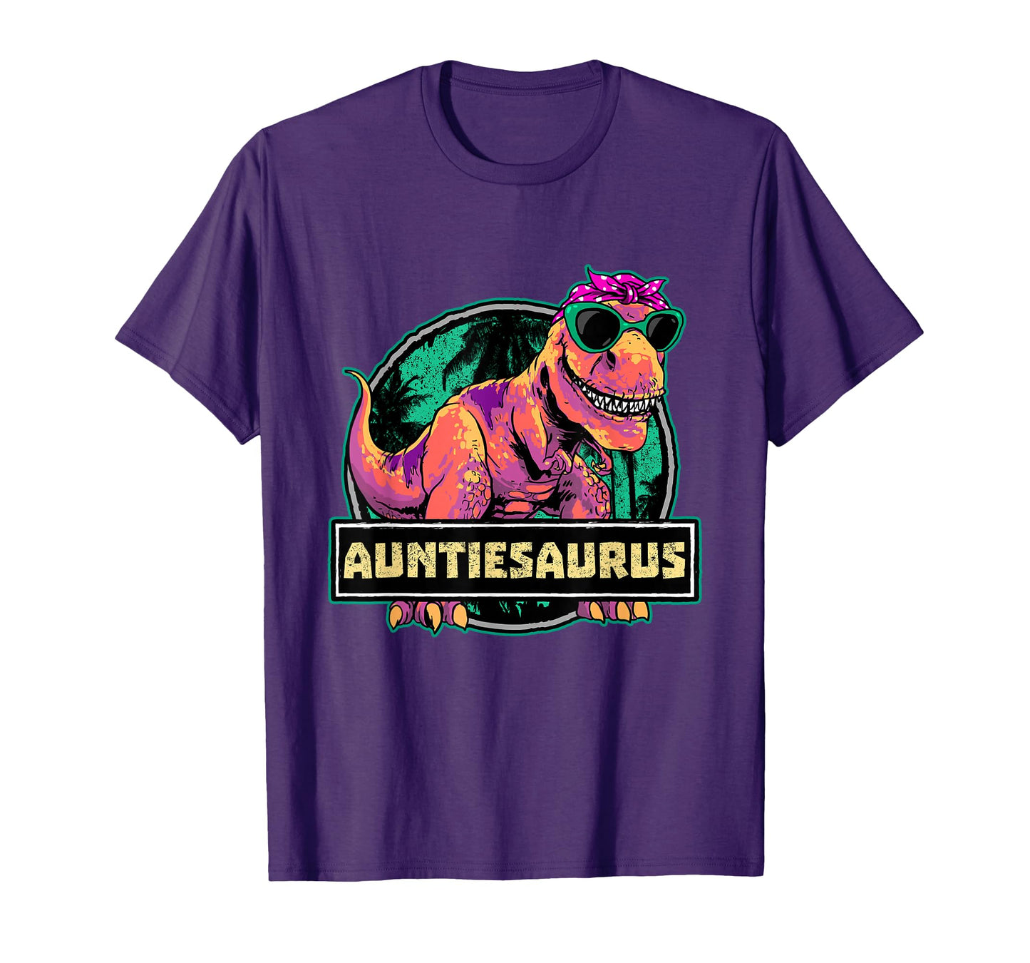 Aunt Dino Auntiesaurus Dinosaur Birthday Auntie T-Shirt
