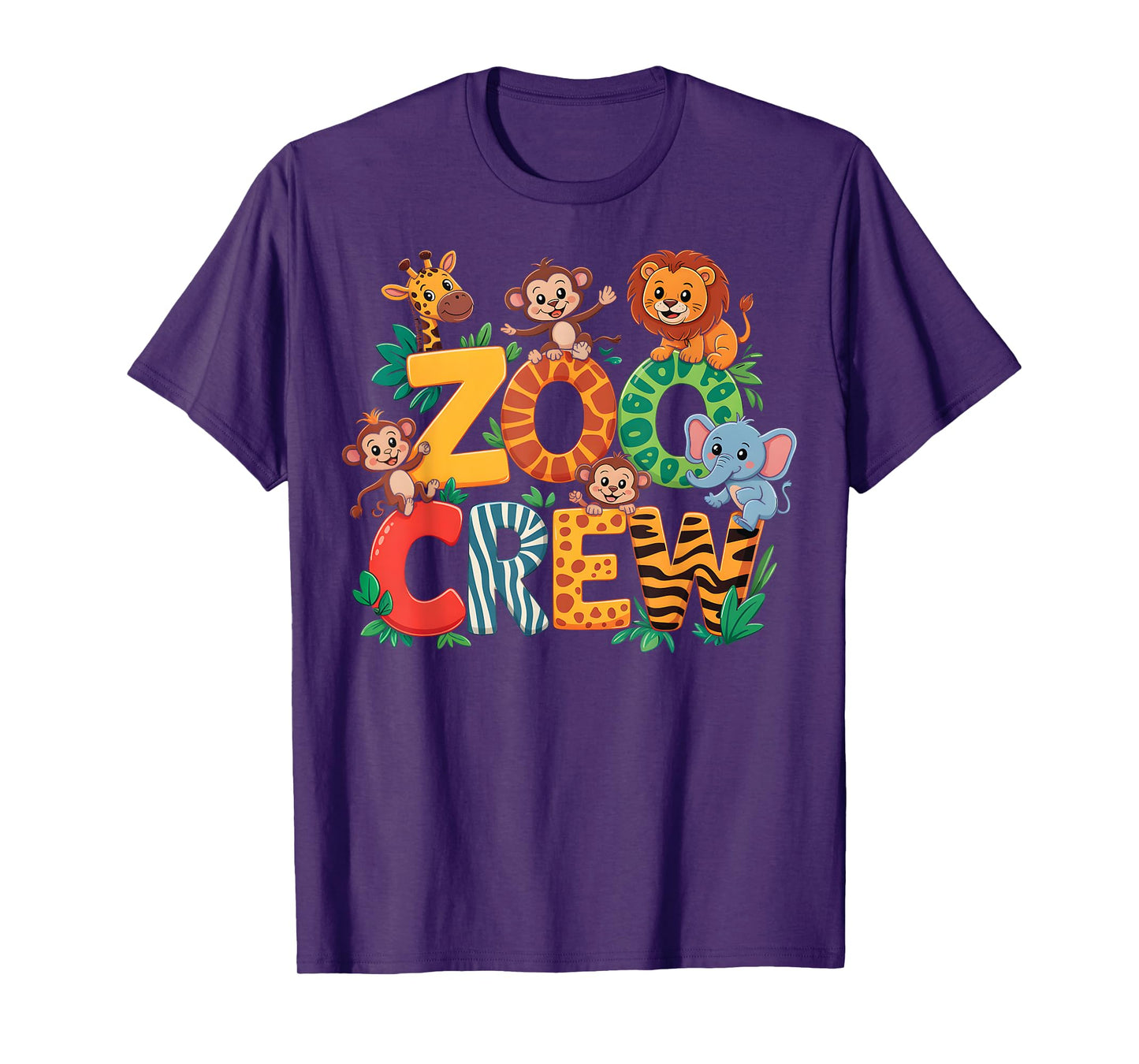 Safari Jungle Wildlife Lover Animal Keeper Zoo Crew Kids T-Shirt